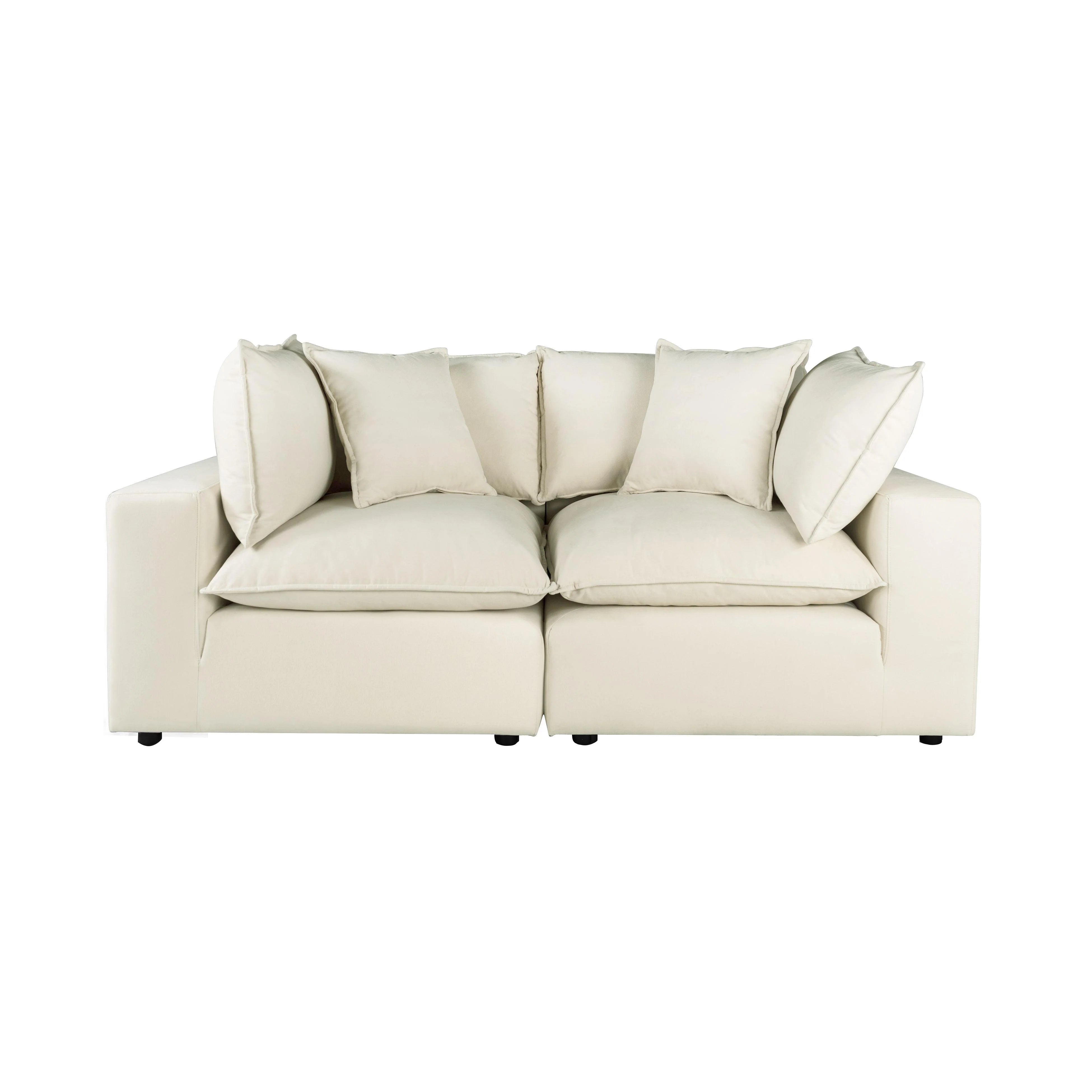 Cali 80" Performance Fabric Modular Loveseat