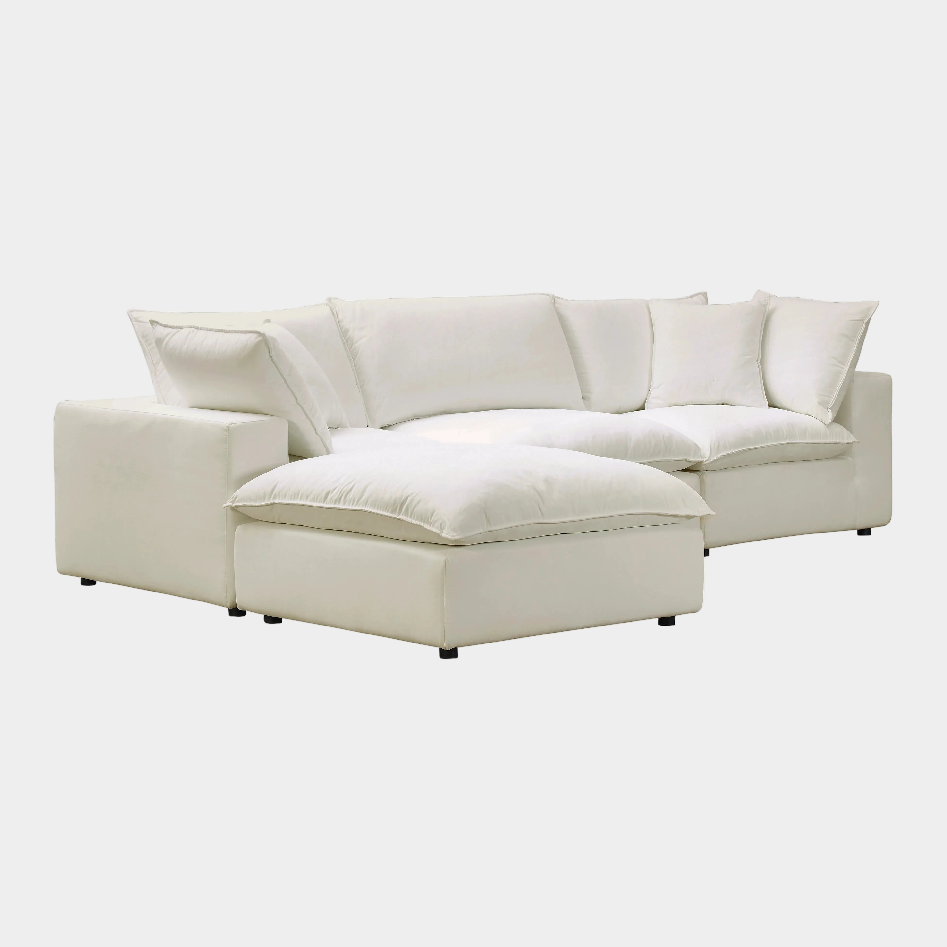 Cali 4-Piece Performance Fabric Modular Sectional