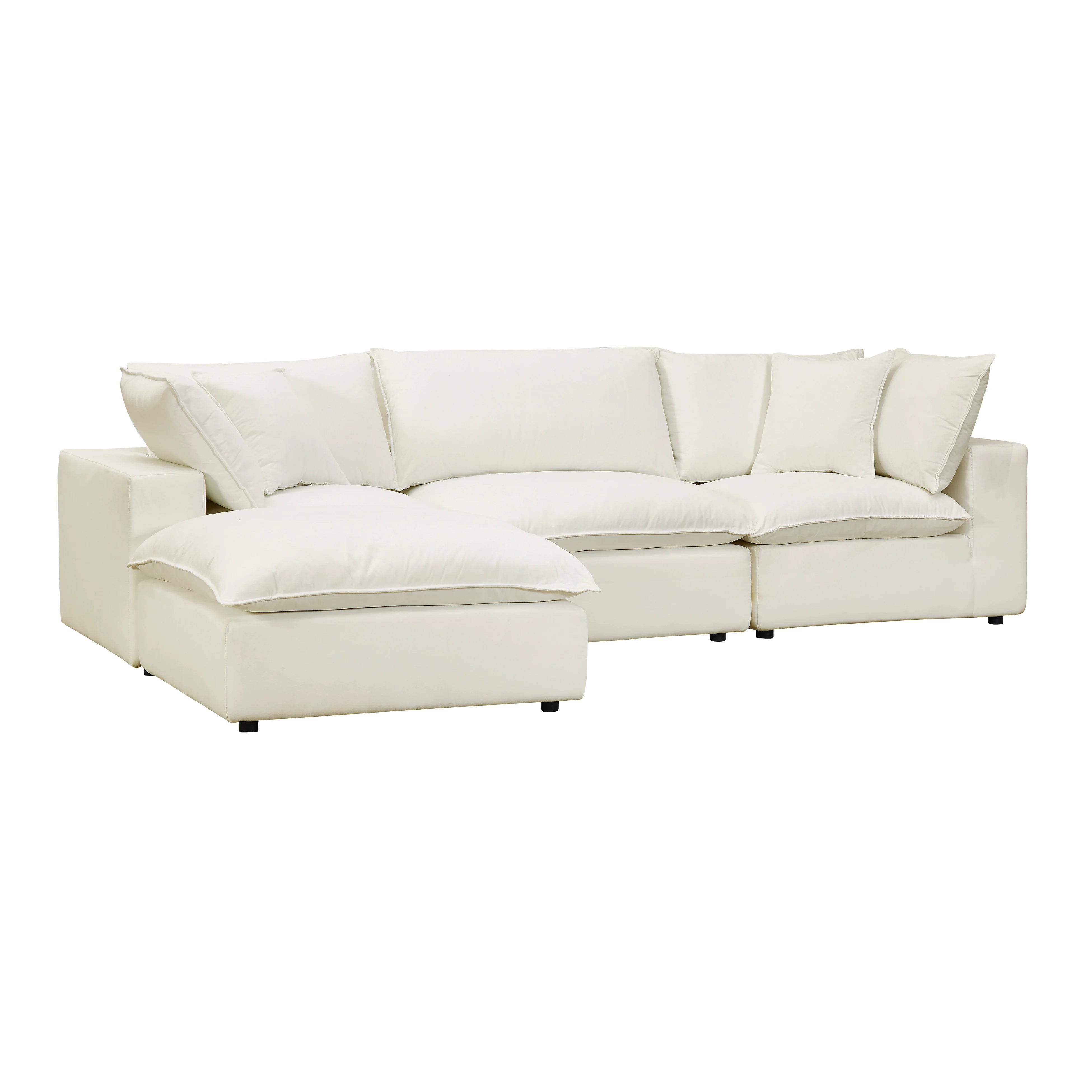 Cali 4-Piece Performance Fabric Modular Sectional