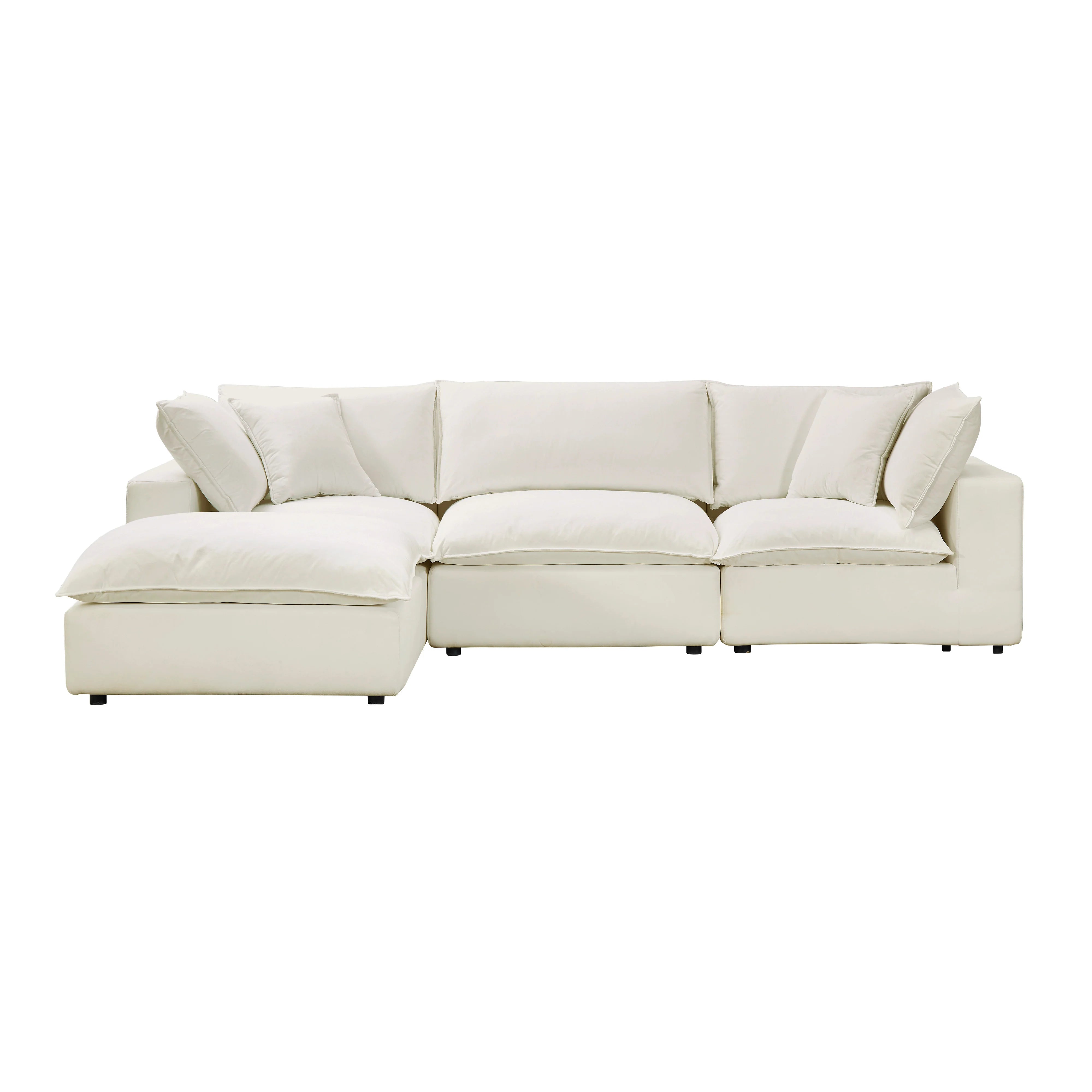 Cali 4-Piece Performance Fabric Modular Sectional