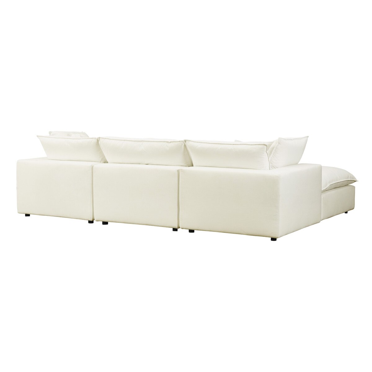 Cali Natural Performance Fabric Modular 4 Piece Sectional