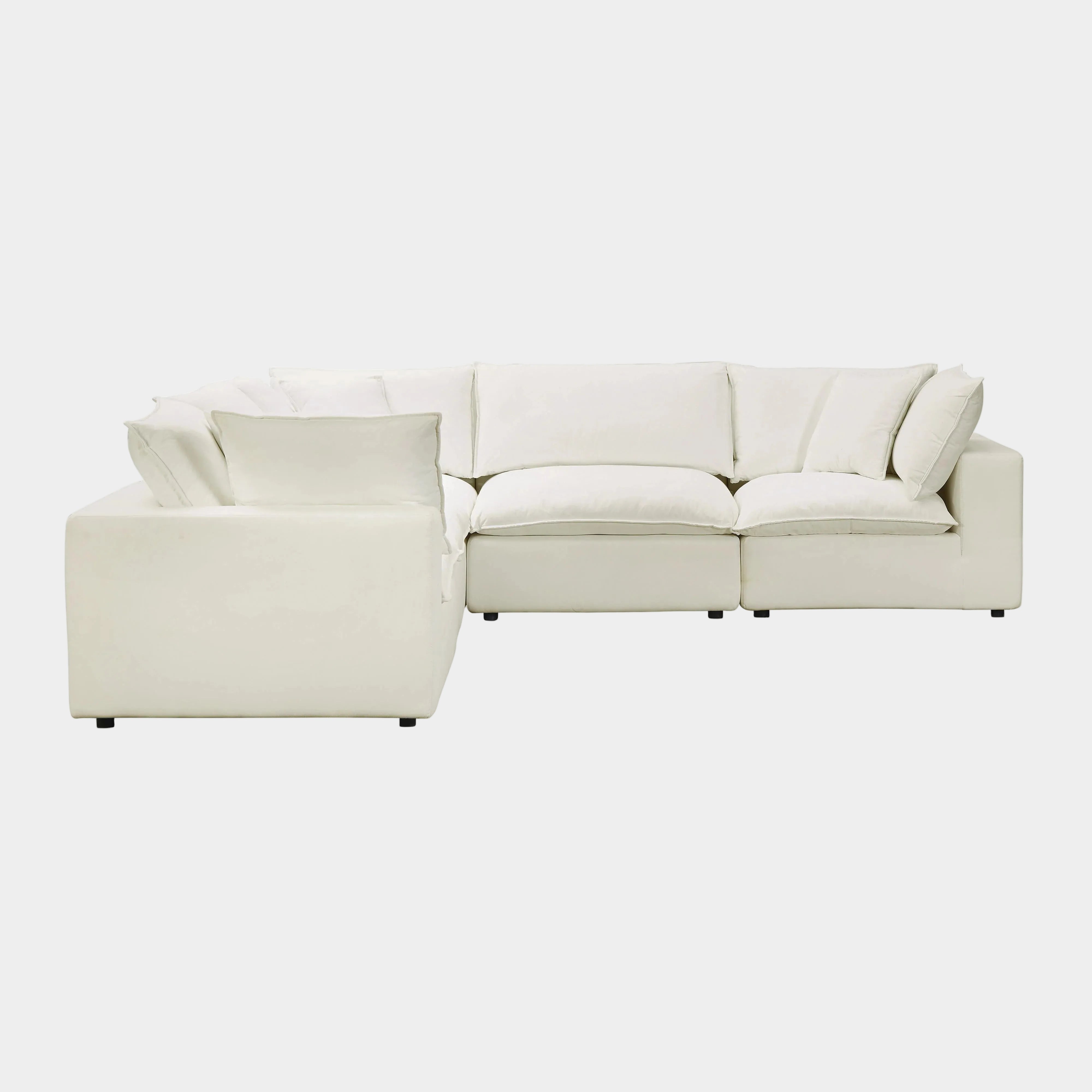 Cali 5-Piece Performance Fabric Modular L-Sectional