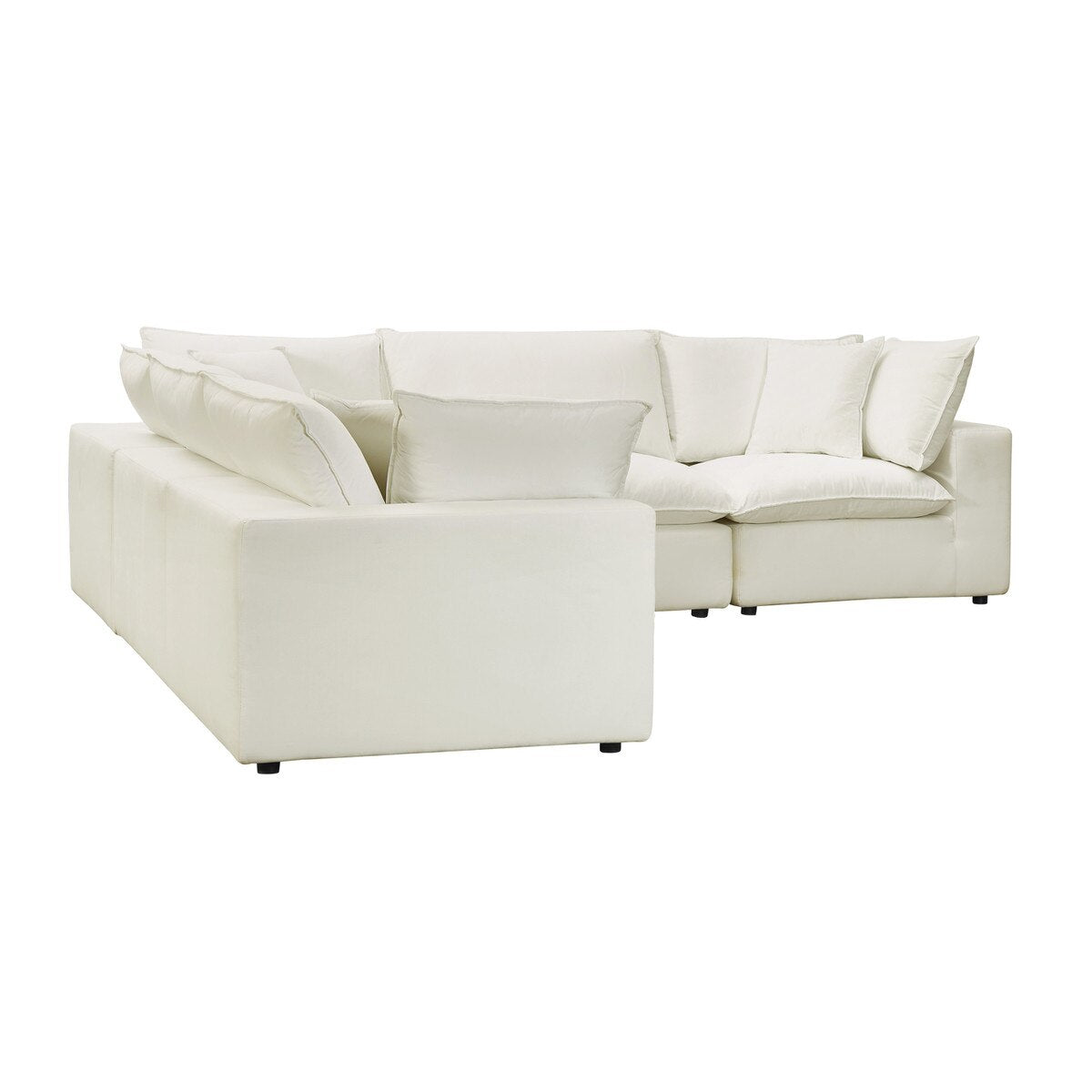 Cali Natural Performance Fabric Modular L-Sectional