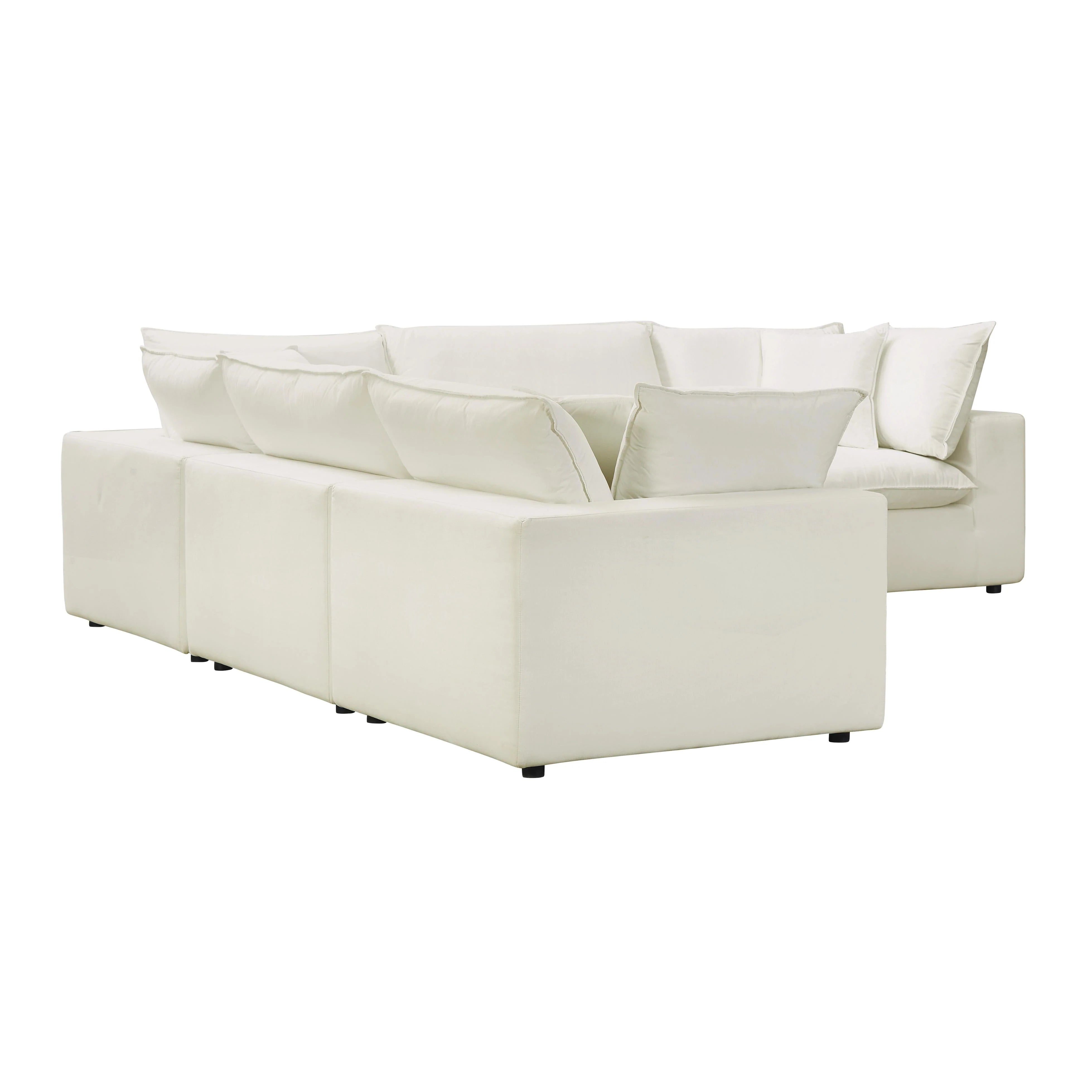 Cali 5-Piece Performance Fabric Modular L-Sectional