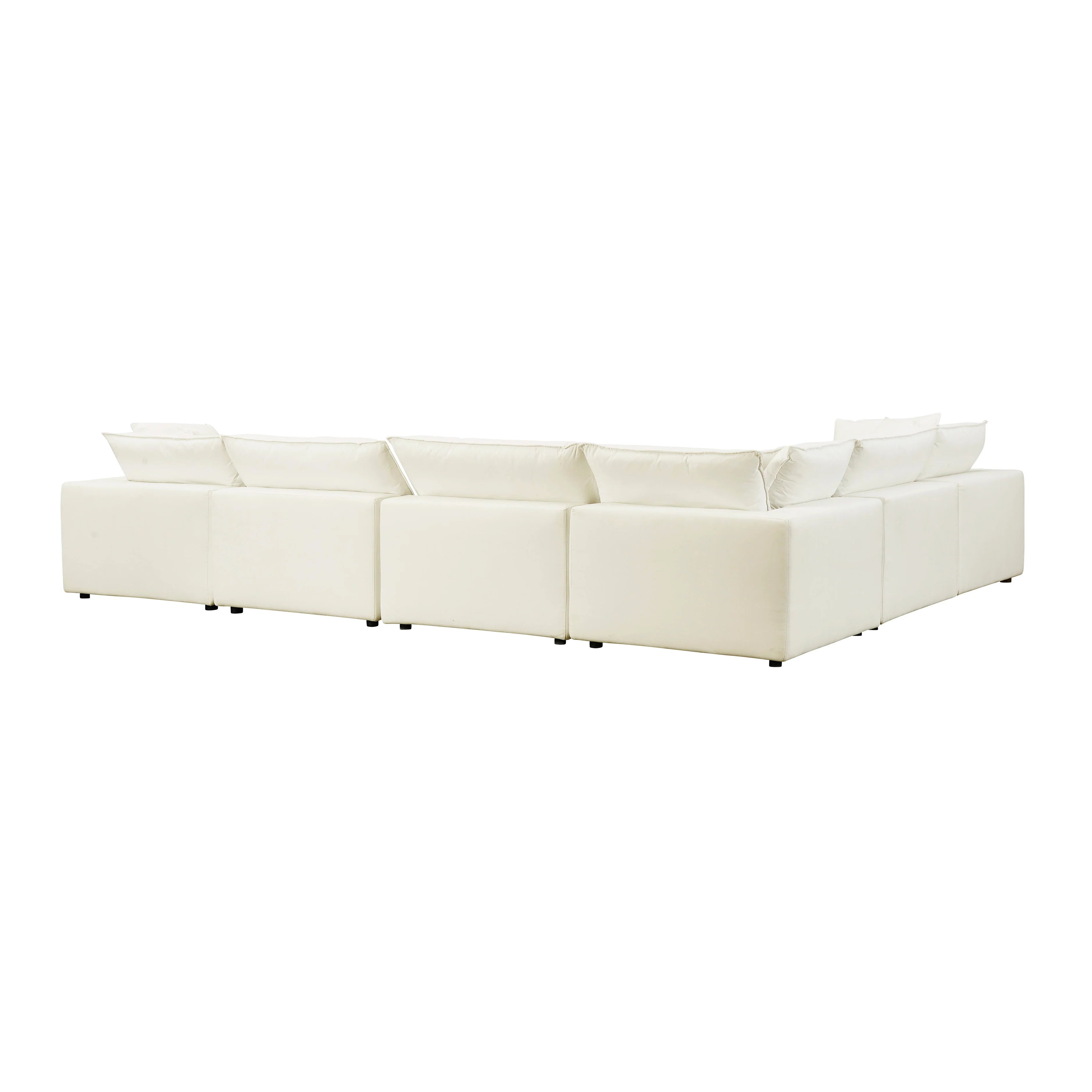 Cali 7-Piece Performance Fabric Modular Large Chaise Sectional