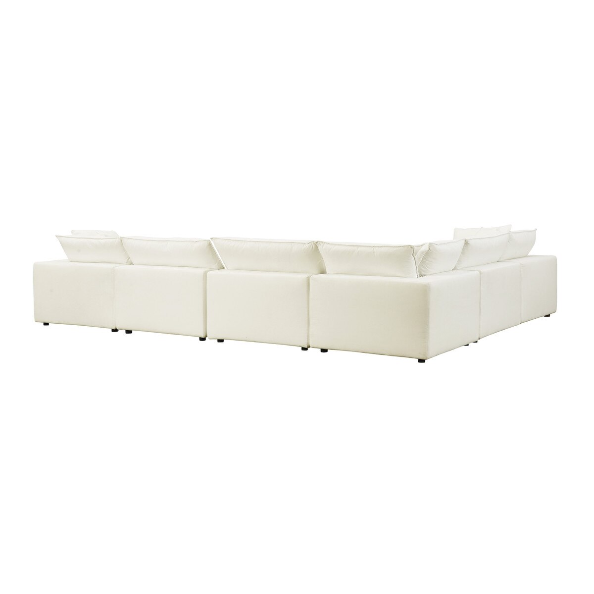 Cali Natural Performance Fabric Modular Large Chaise Sectional