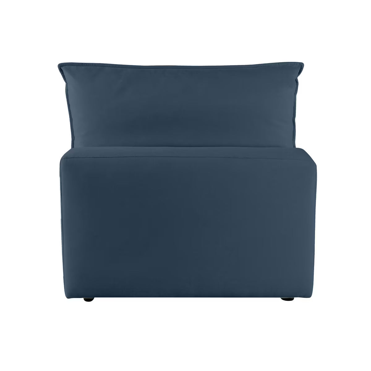 Cali Navy Performance Fabric Armless Chair