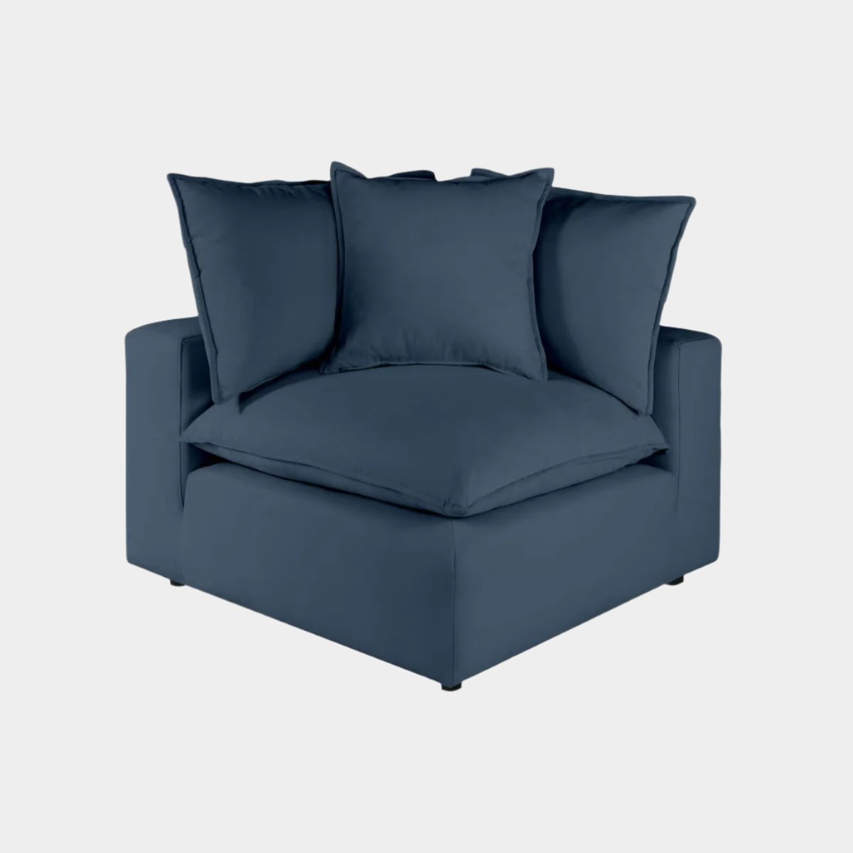 Cali Navy Performance Fabric Corner Chair