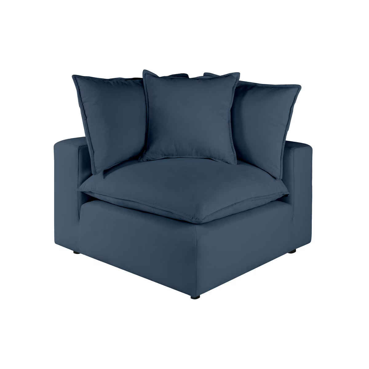 Cali Navy Performance Fabric Armless Chair