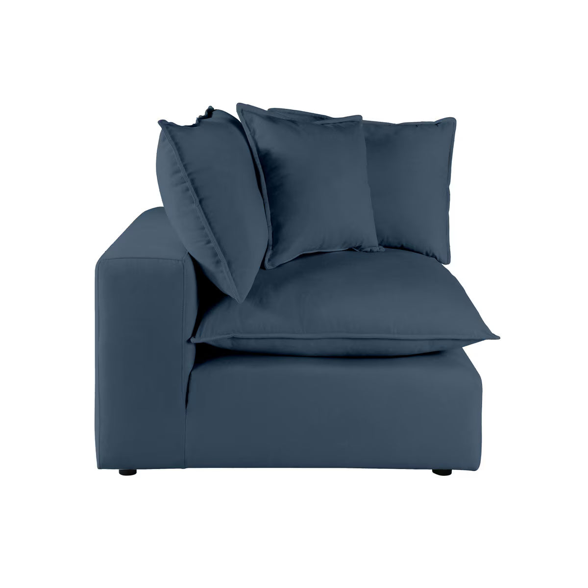 Cali Navy Performance Fabric Corner Chair