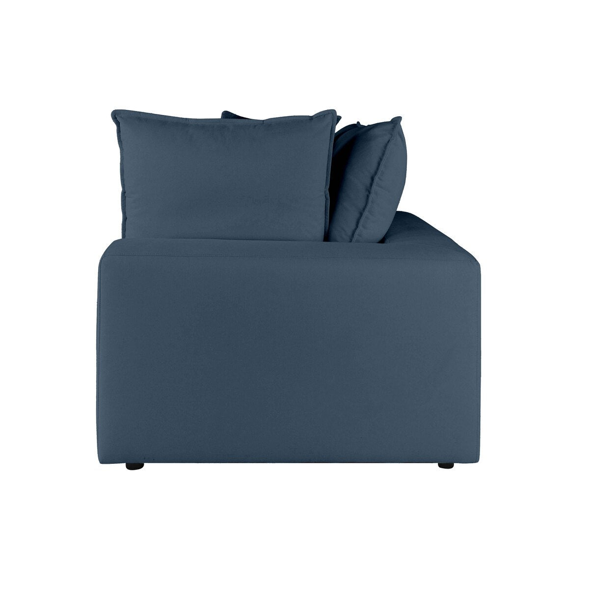 Cali Navy Performance Fabric Corner Chair