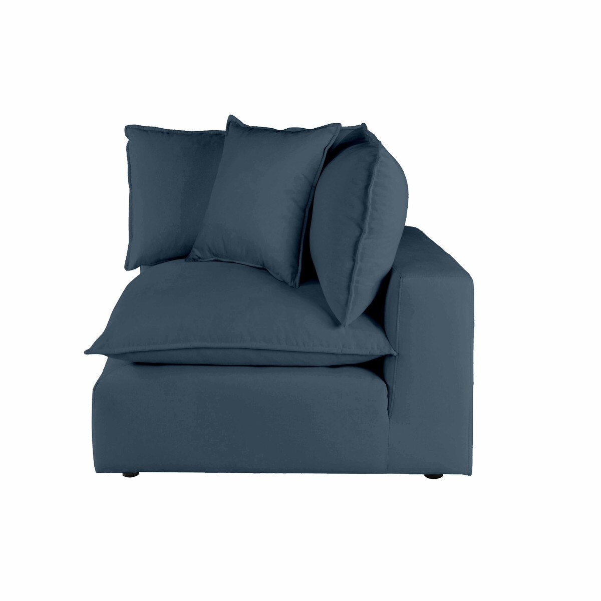 Cali Navy Performance Fabric Corner Chair