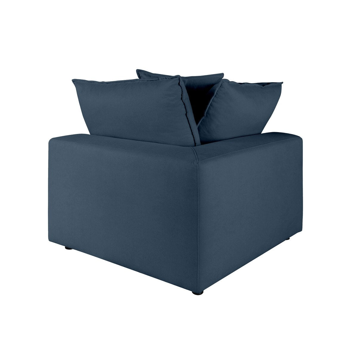 Cali Navy Performance Fabric Corner Chair