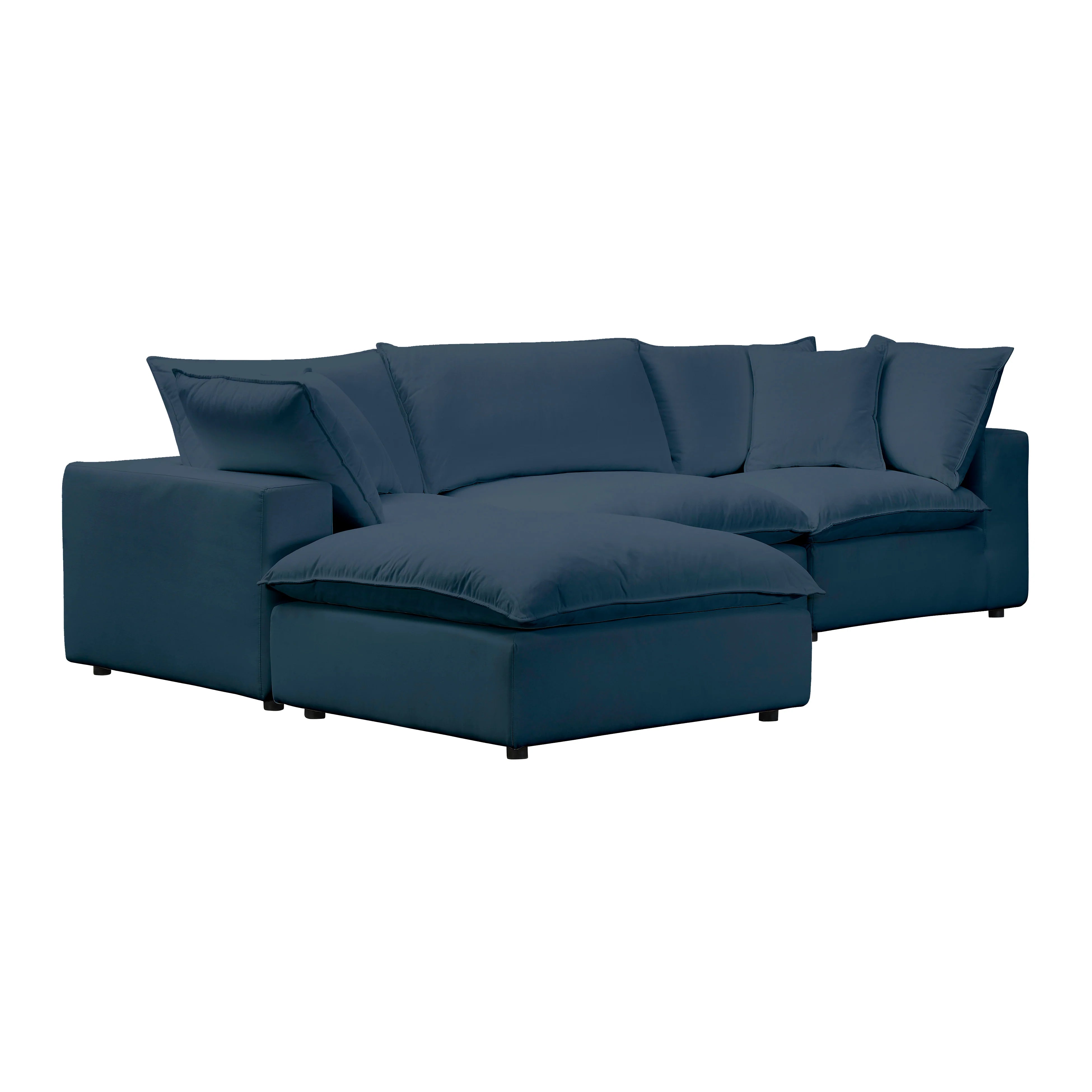 Cali 4-Piece Performance Fabric Modular Sectional