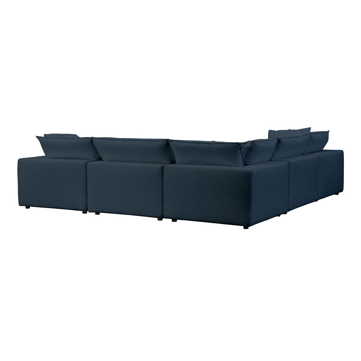 Cali Navy Performance Fabric Modular L-Sectional