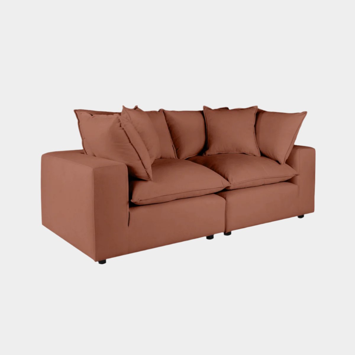 Cali  Performance Fabric Modular Loveseat