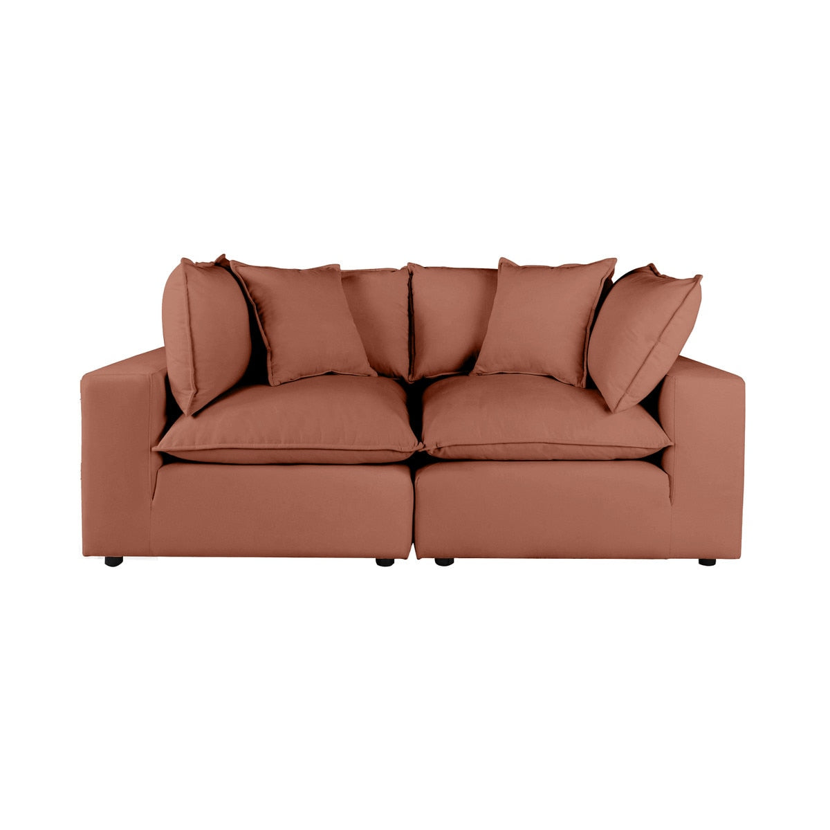 Cali  Performance Fabric Modular Loveseat