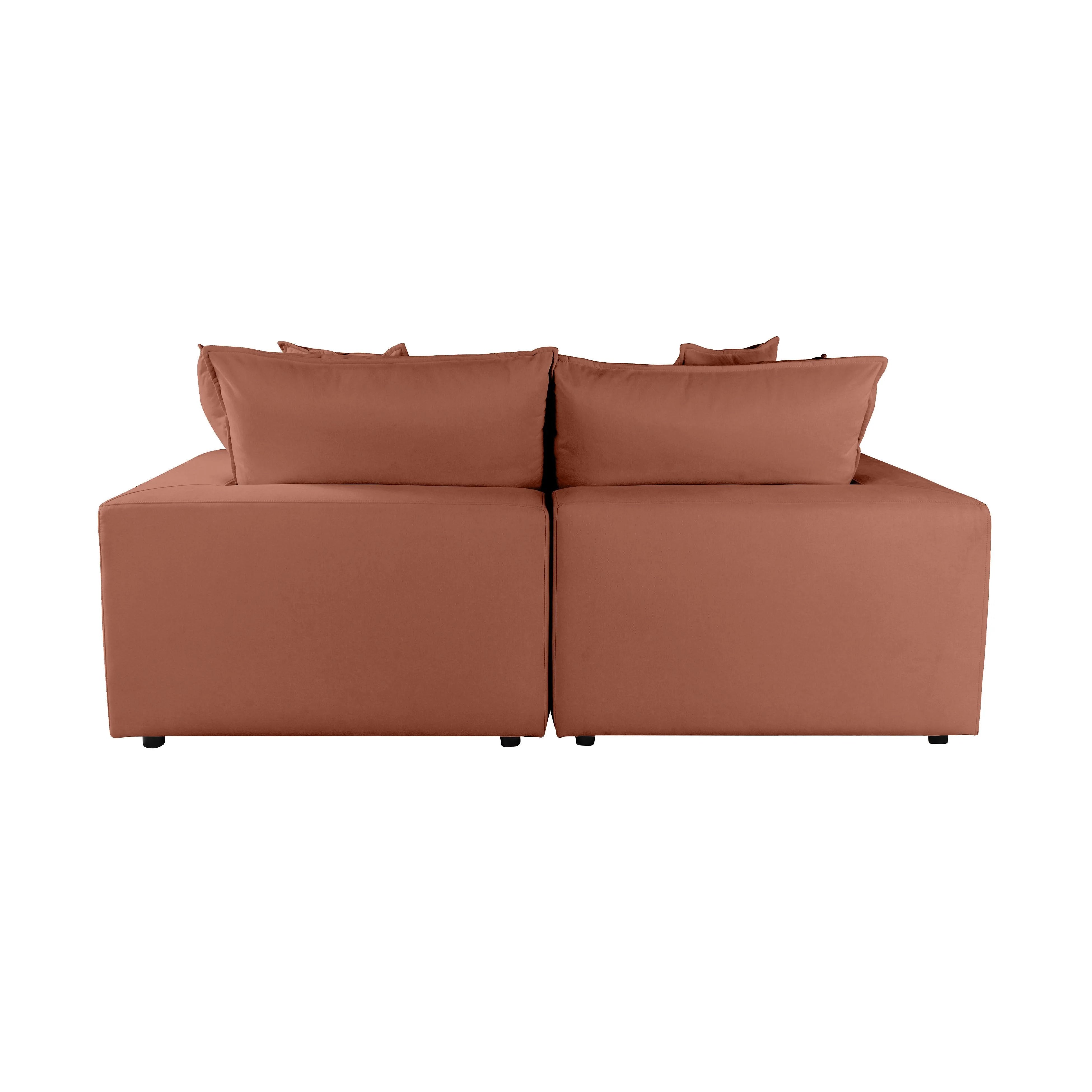 Cali 80" Performance Fabric Modular Loveseat
