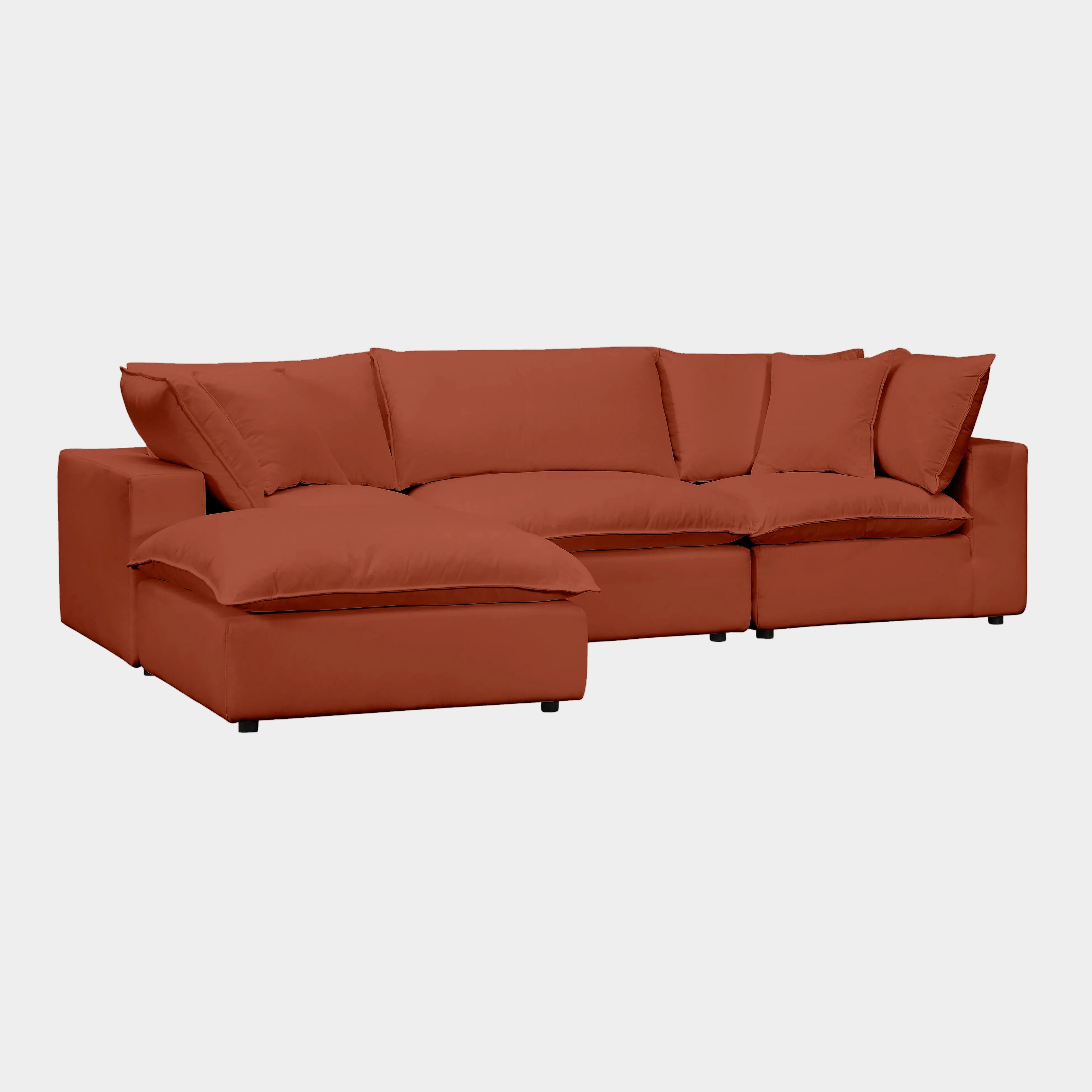 Cali 4-Piece Performance Fabric Modular Sectional