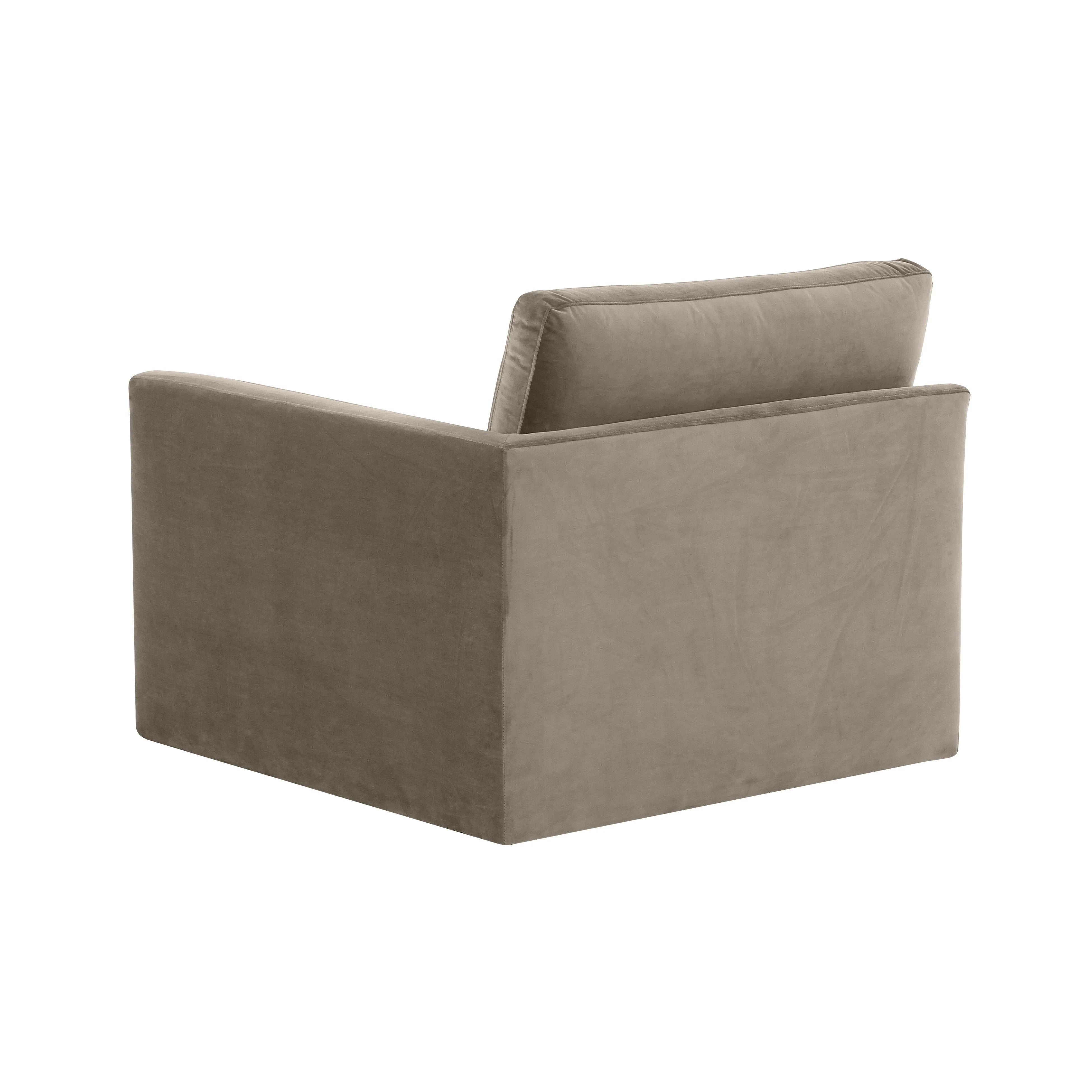 Willow Performance Velvet Modular RAF Corner Chair