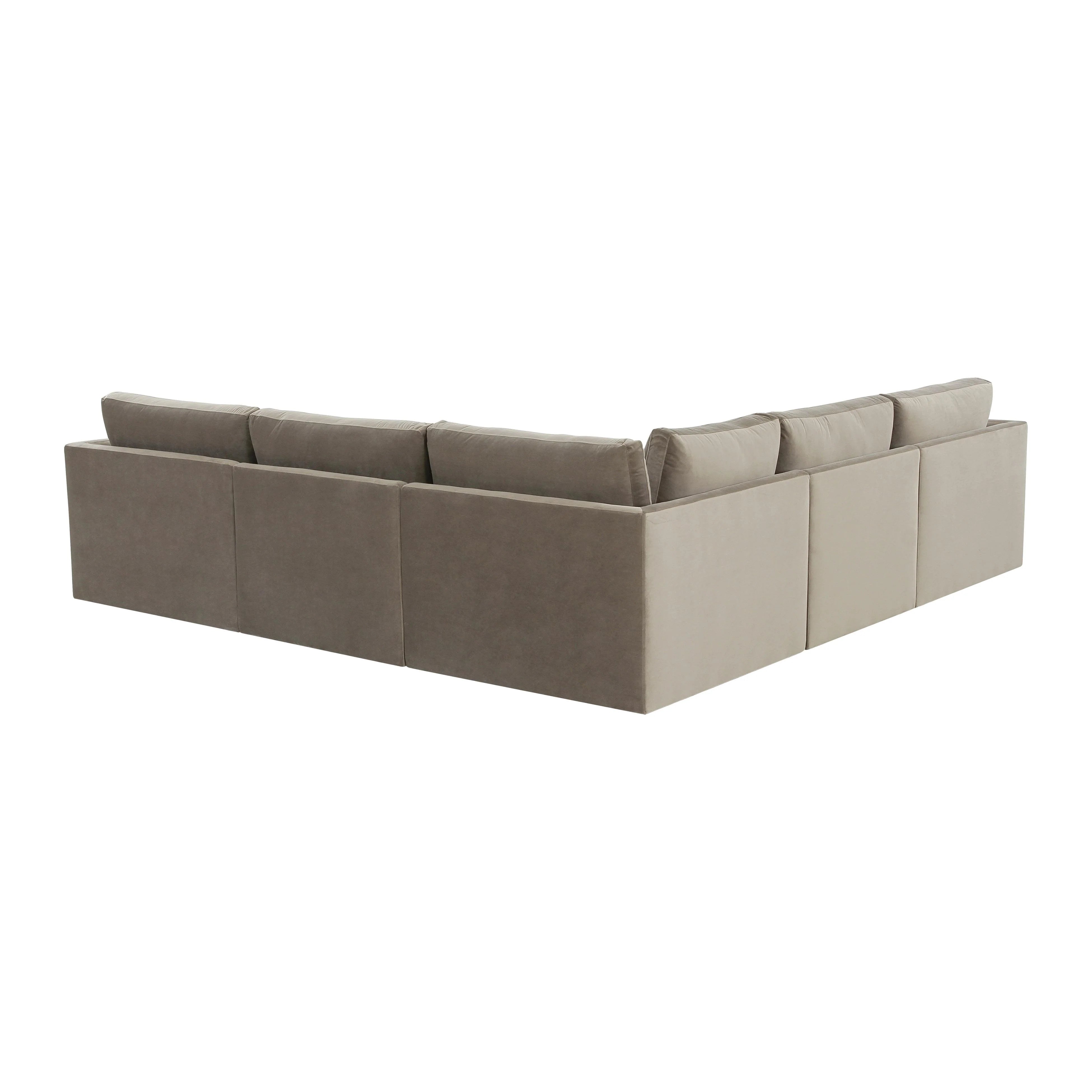 Willow 5-Piece Performance Velvet Modular L Sectional