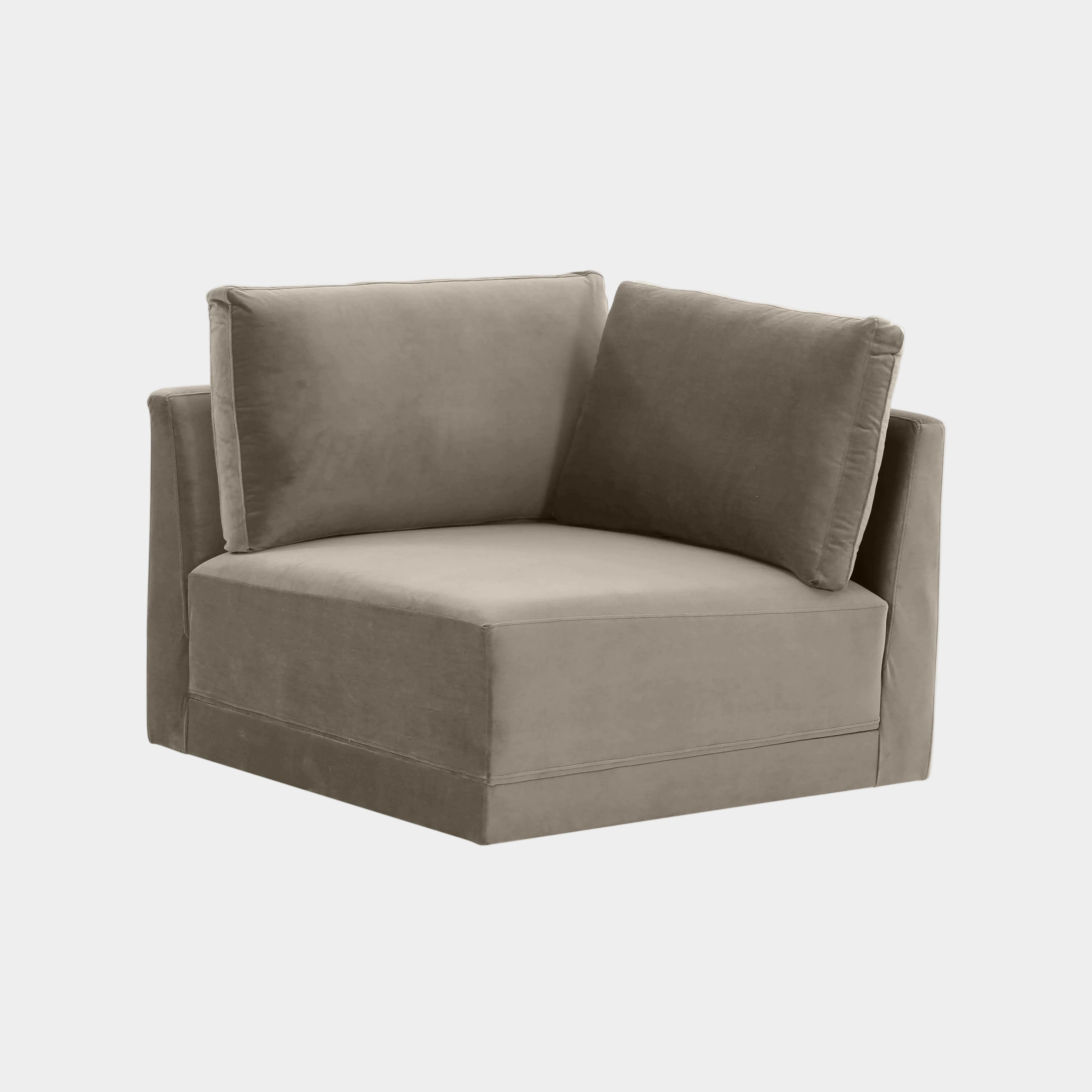Willow Performance Velvet Modular Corner Chair