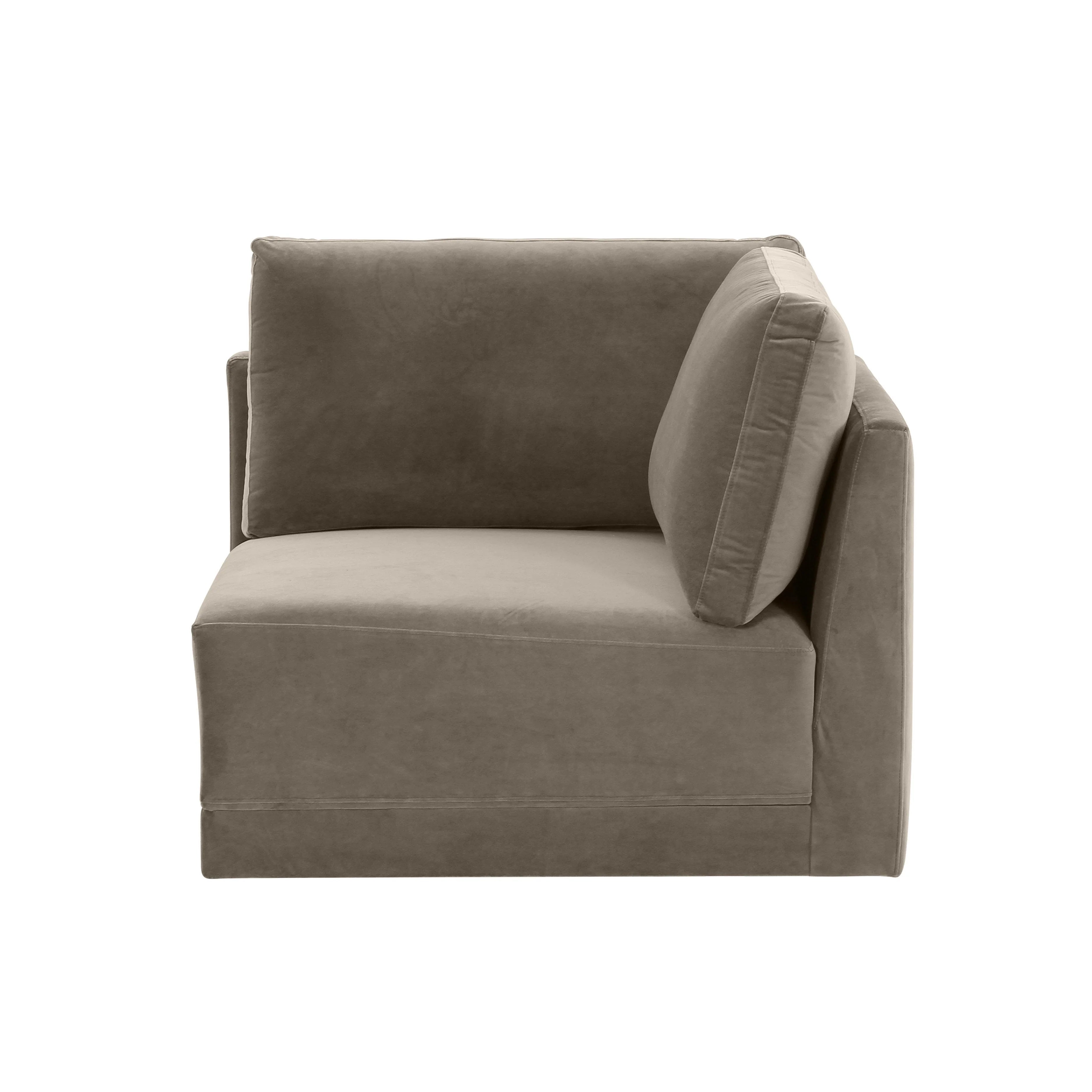 Willow Performance Velvet Modular Corner Chair