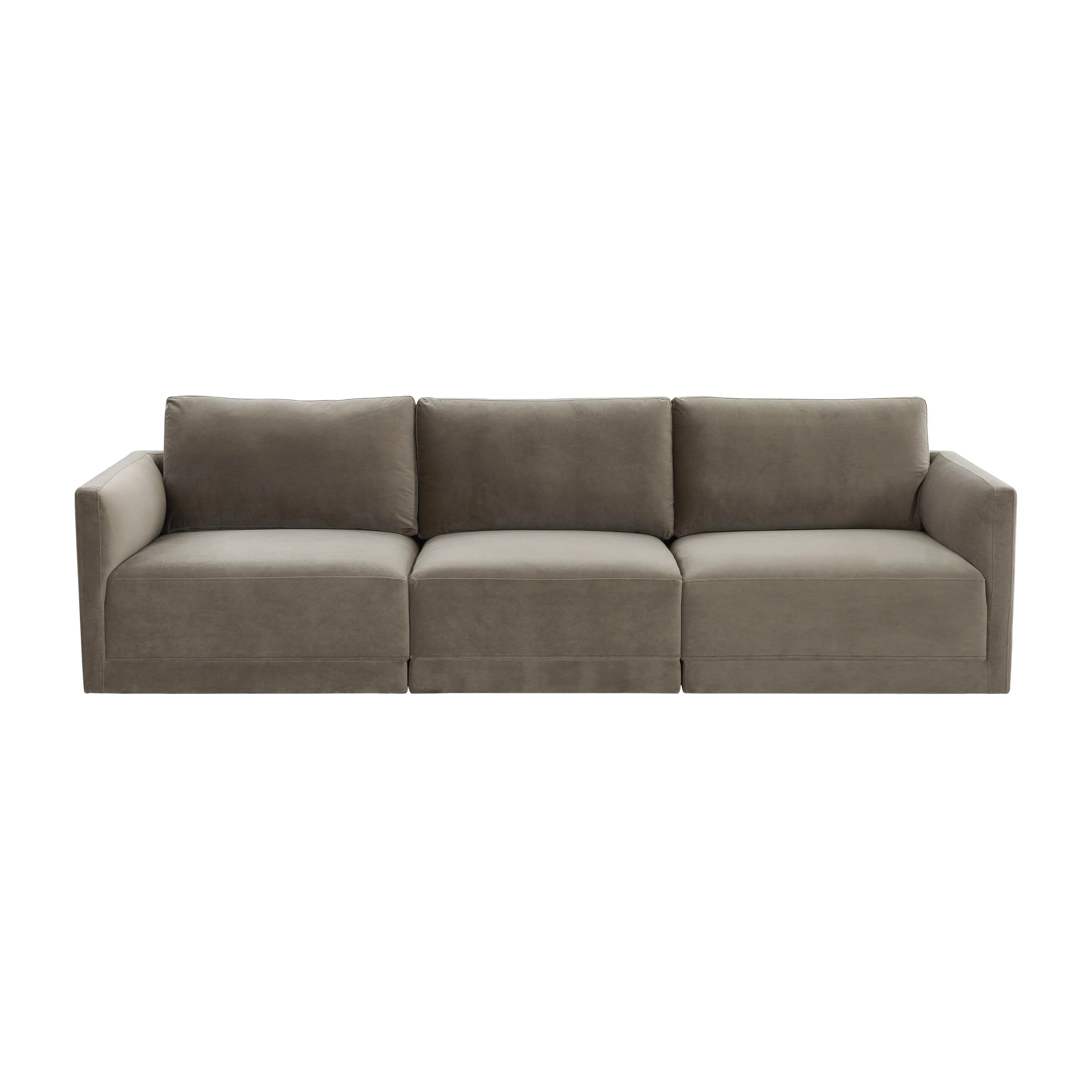 Willow 105" Performance Velvet Modular Sofa