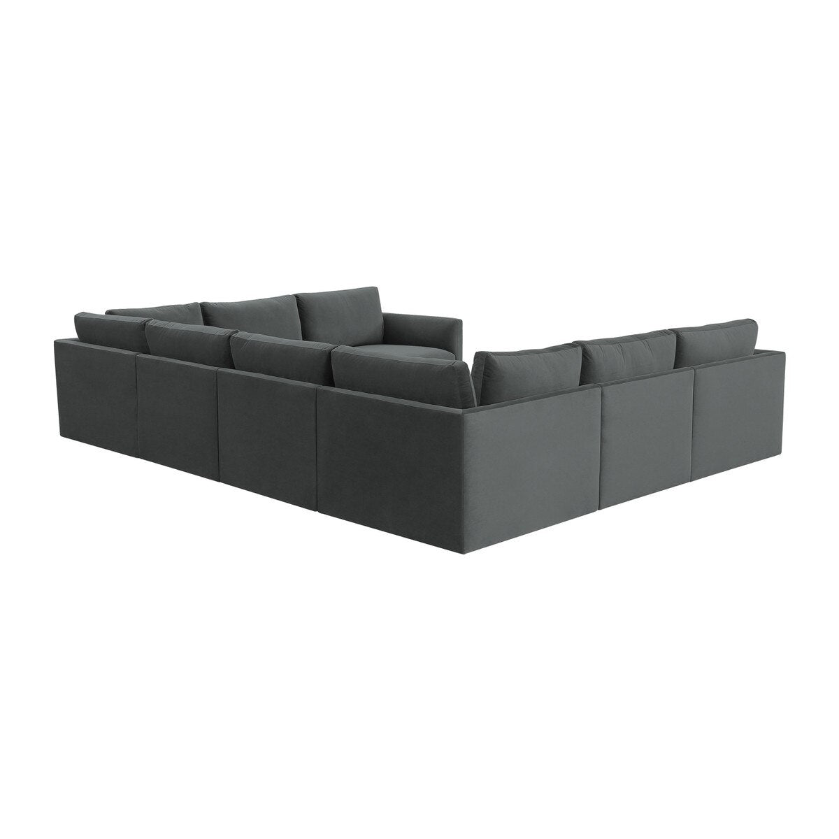 Willow Charcoal Modular Large U Sectional