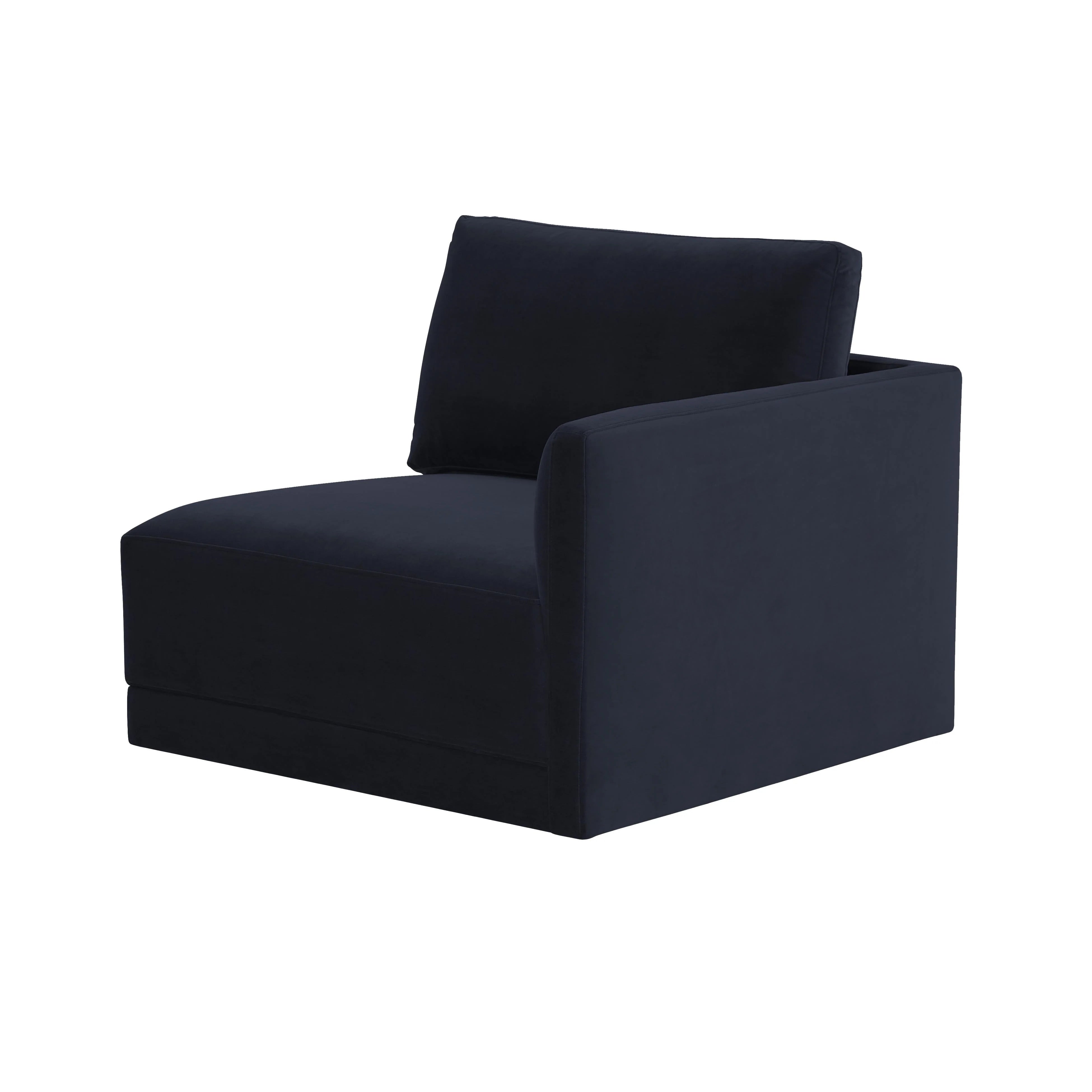 Willow Performance Velvet Modular RAF Corner Chair