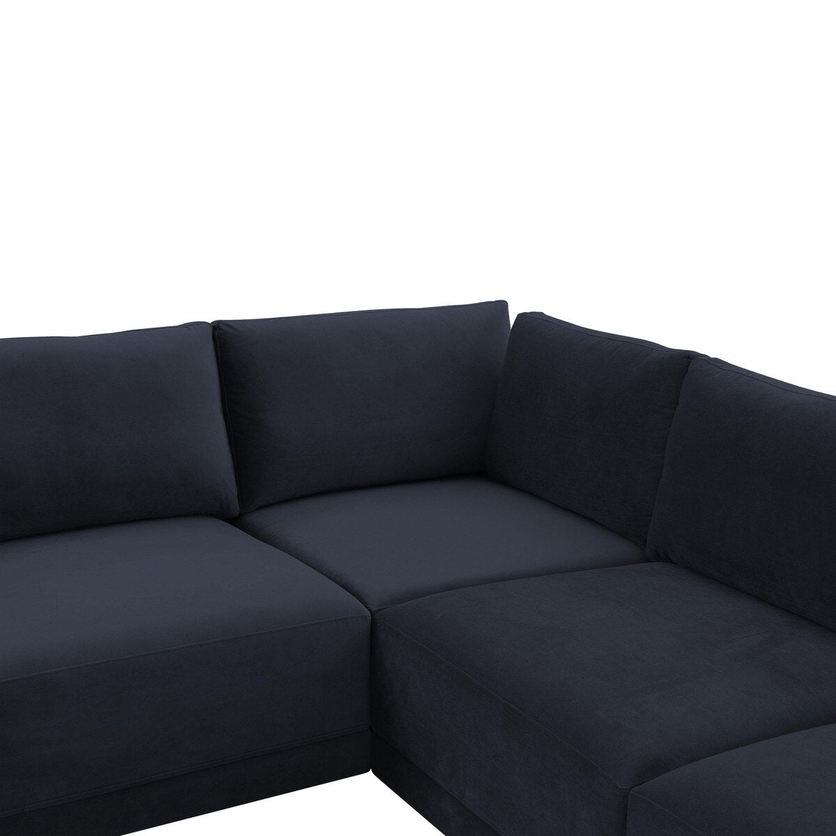 Willow Navy Modular Large U Sectional