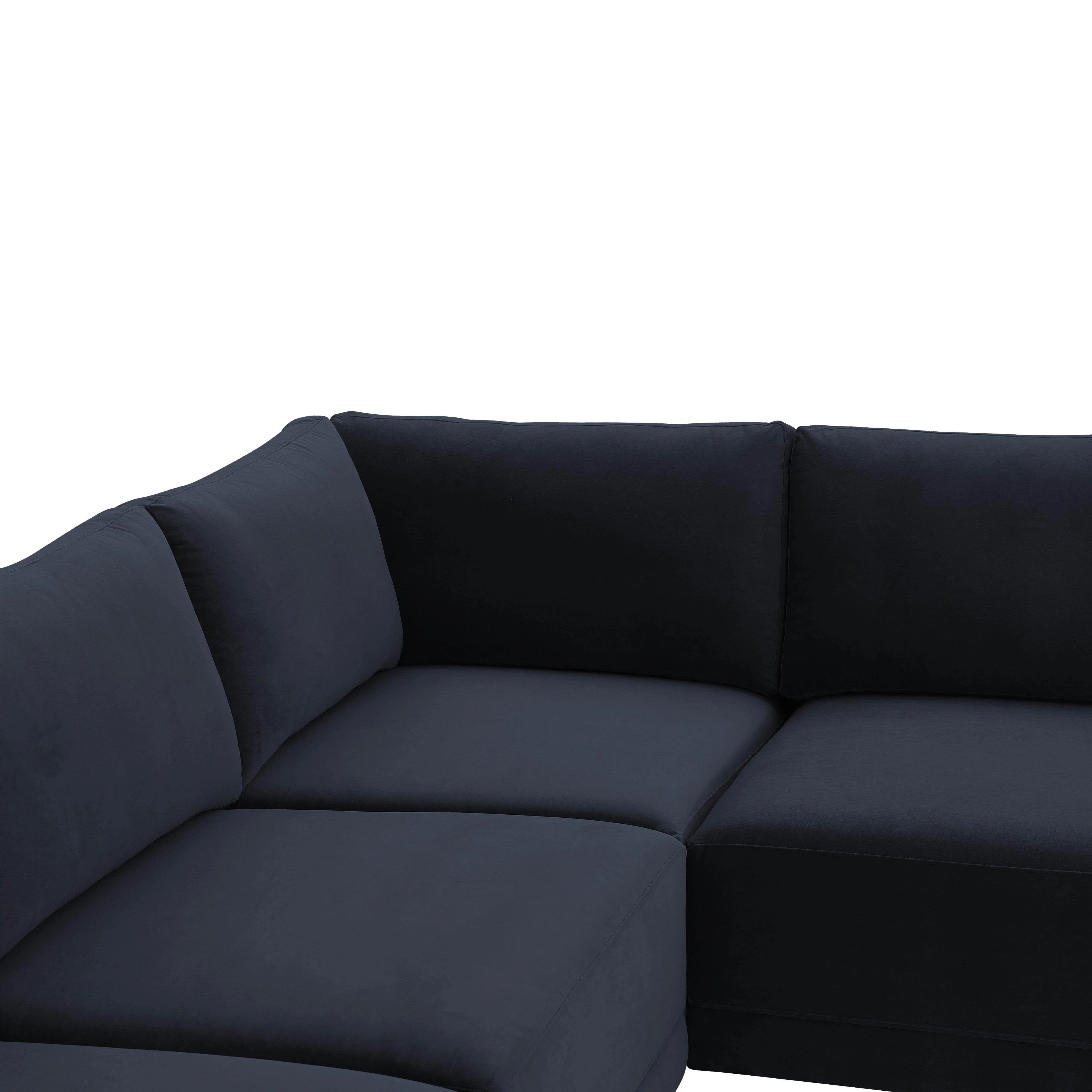 Willow 5-Piece Performance Velvet Modular L Sectional