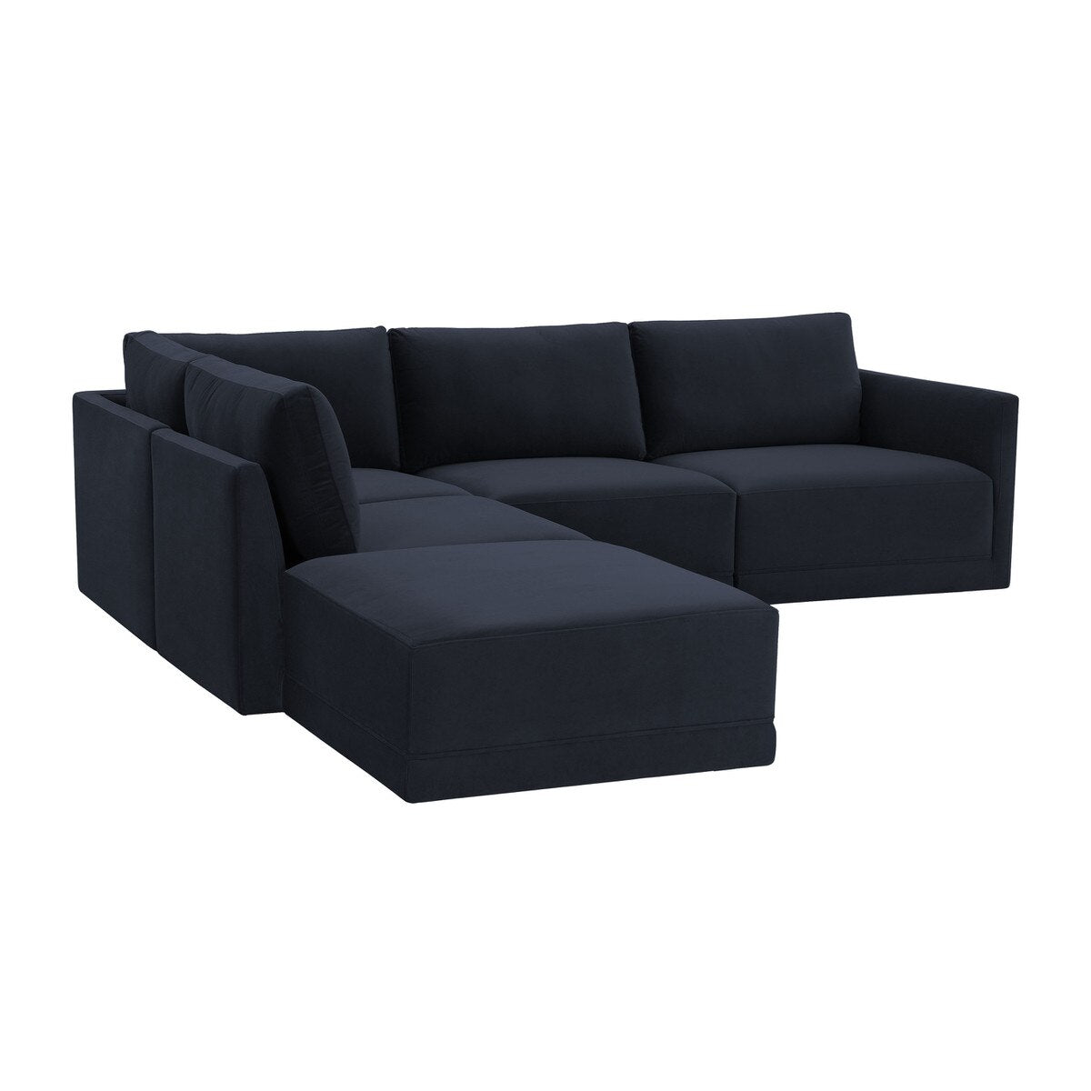 Willow Navy Modular LAF Sectional