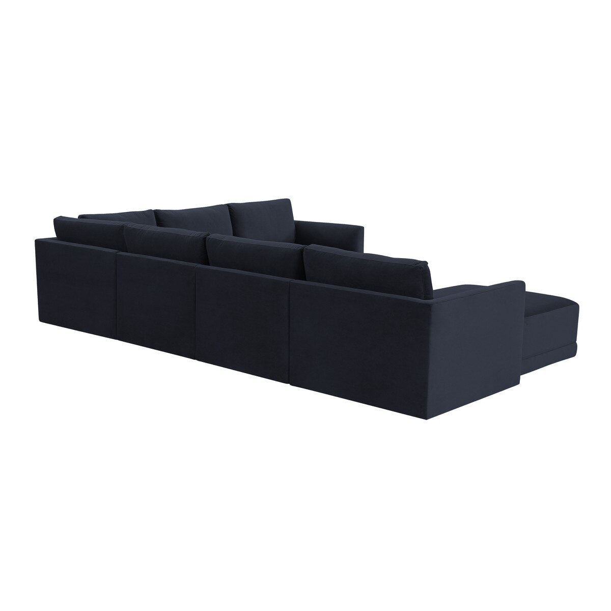 Willow Navy Modular Large Chaise Sectional