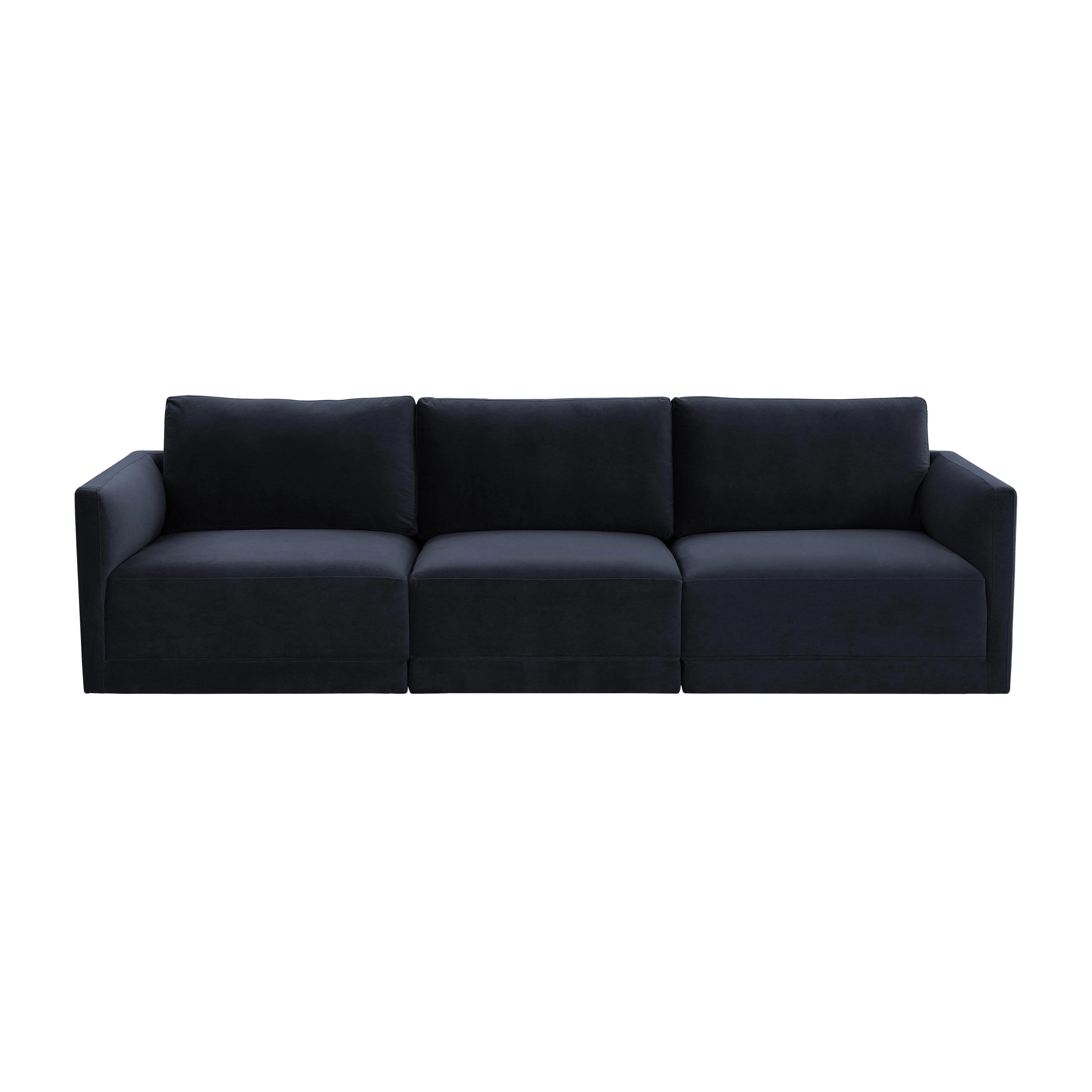 Willow 105" Performance Velvet Modular Sofa