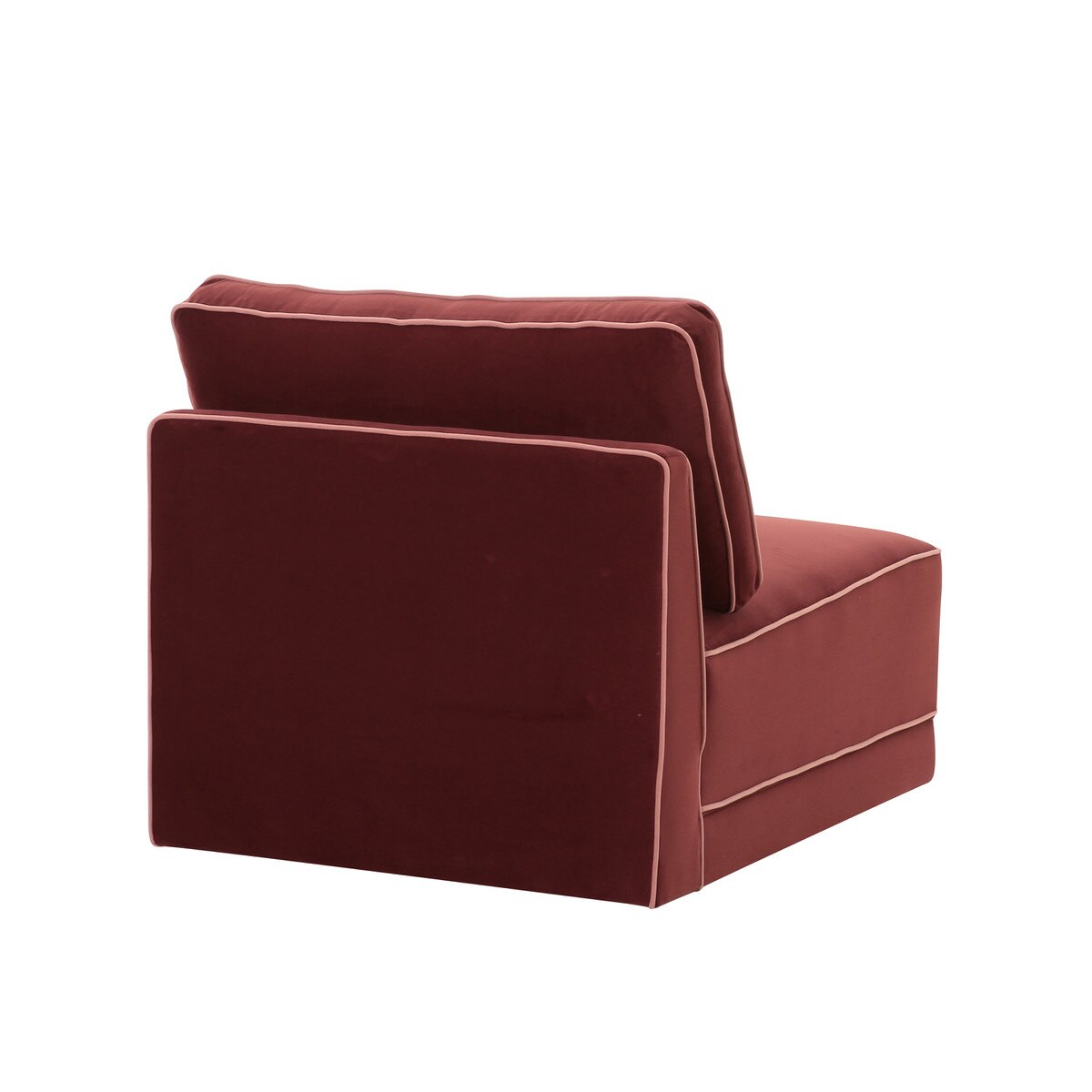 Chaise sans accoudoirs Willow Berry rouge