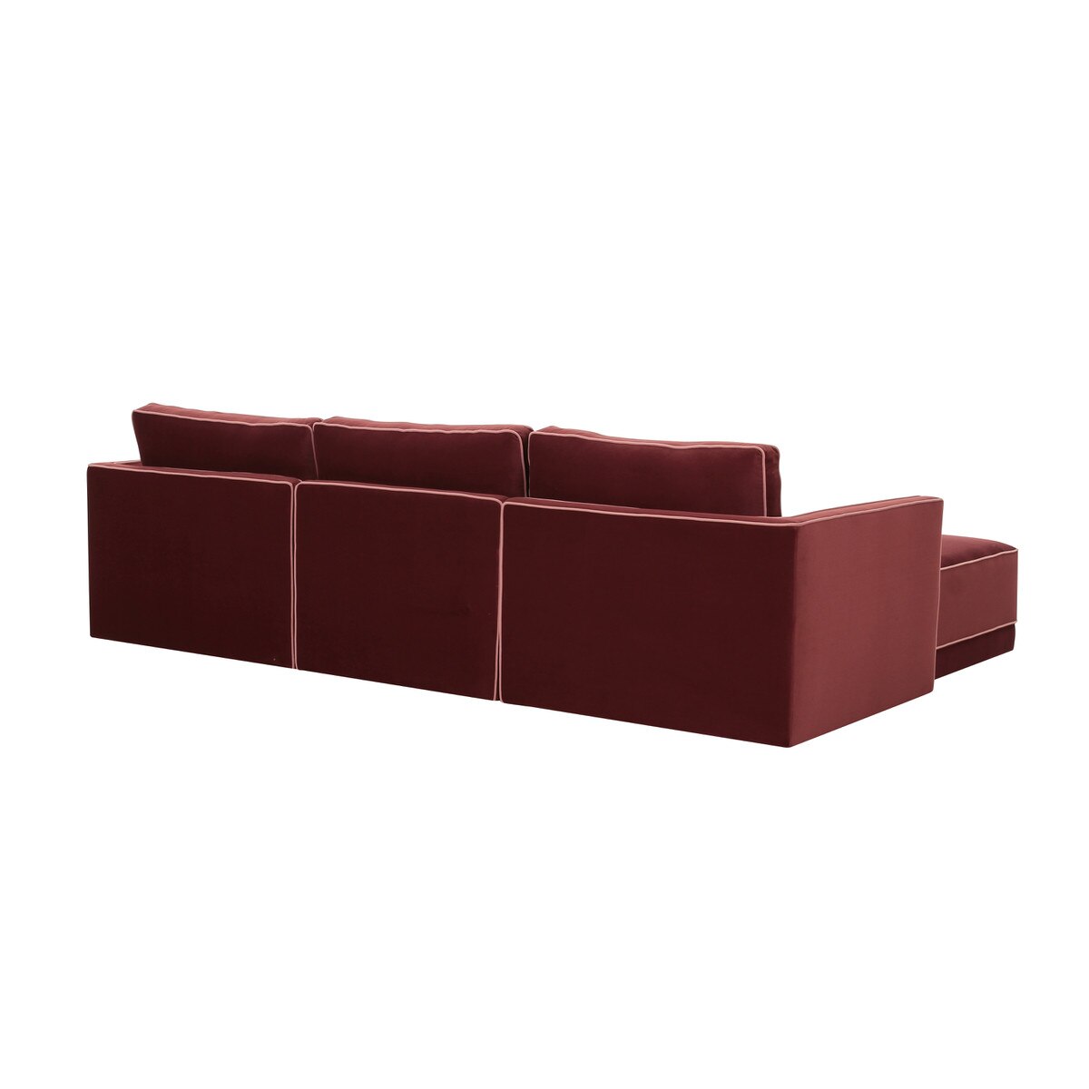 Willow Berry Red Modular Sectional