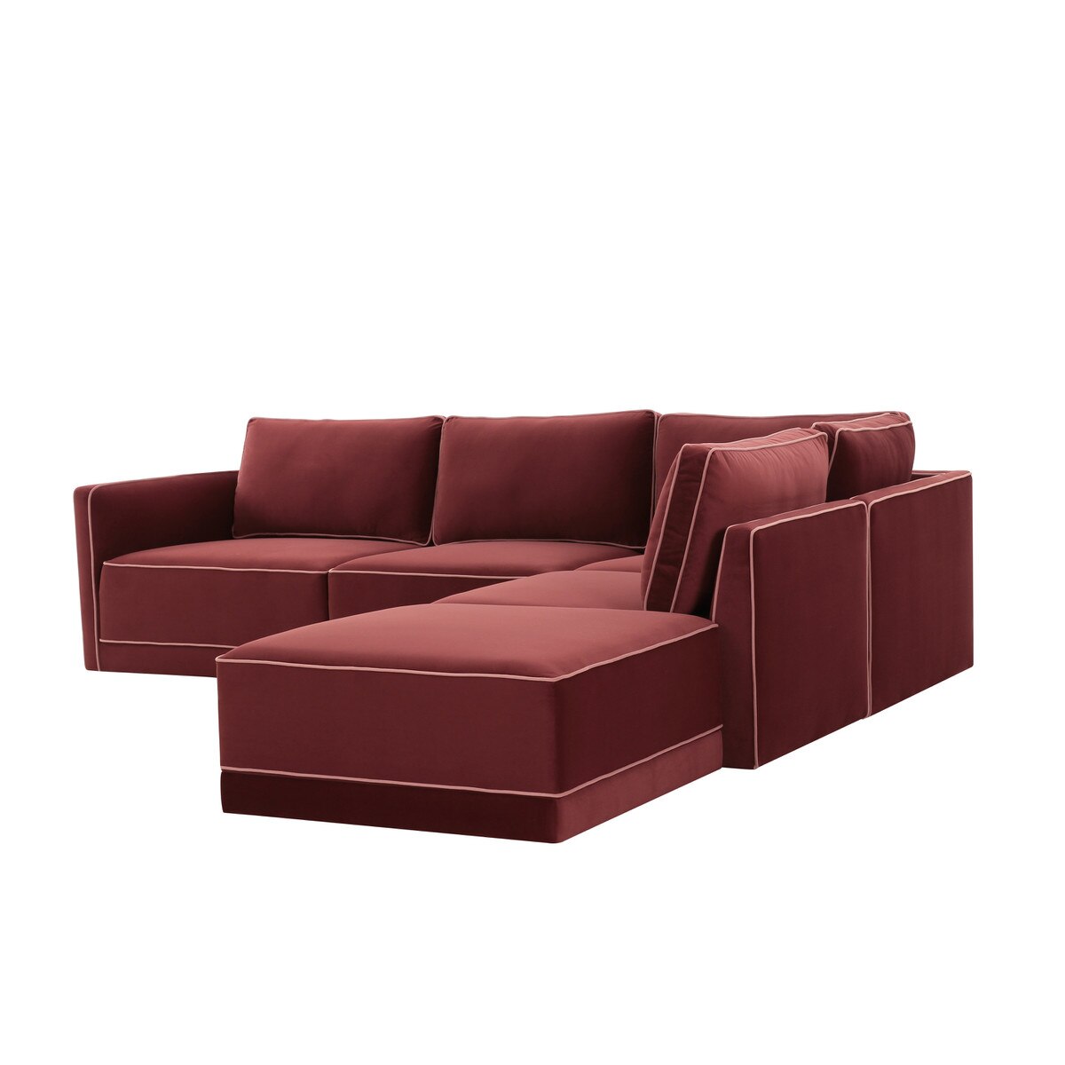 Willow Berry Red Modular RAF Sectional