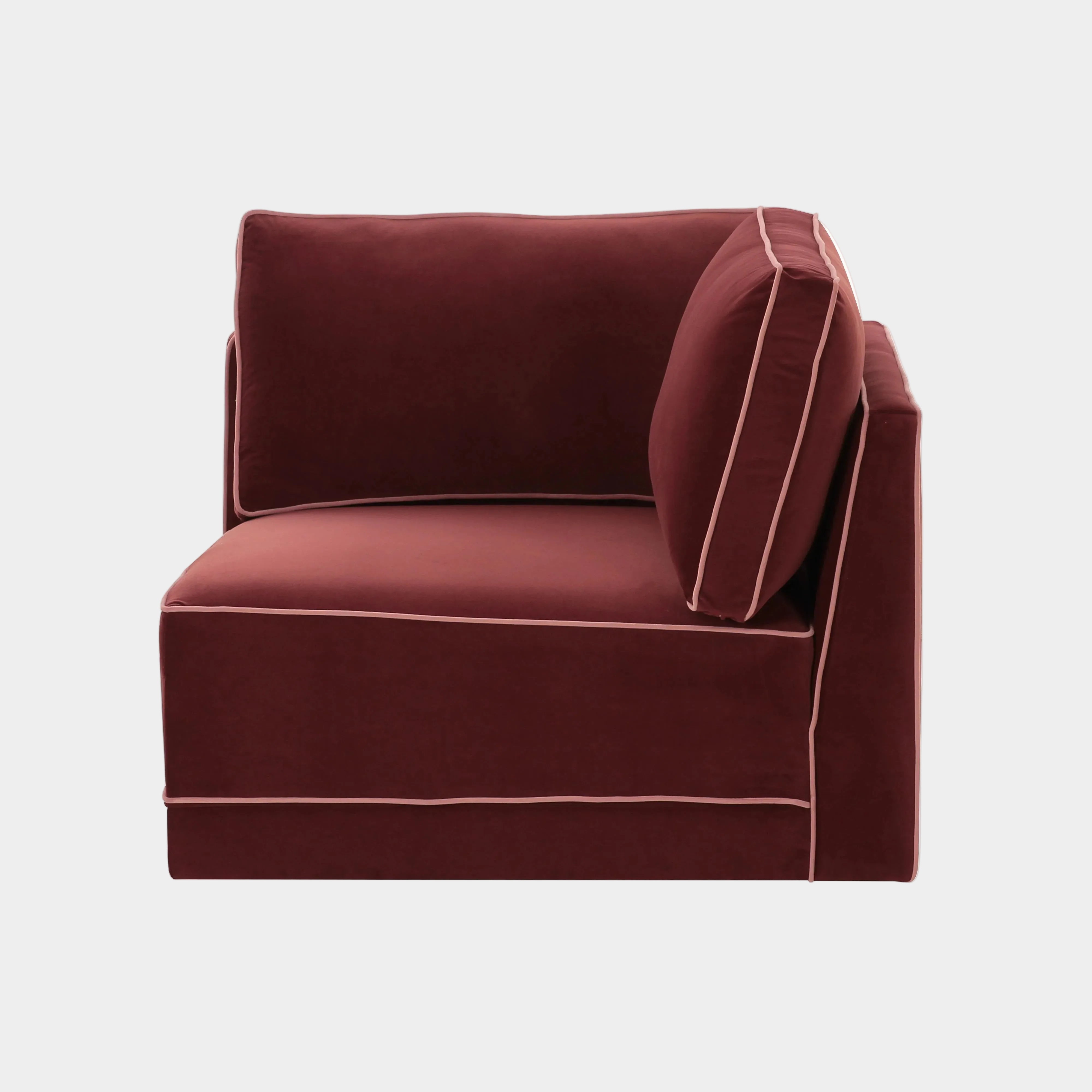 Willow Performance Velvet Modular Corner Chair