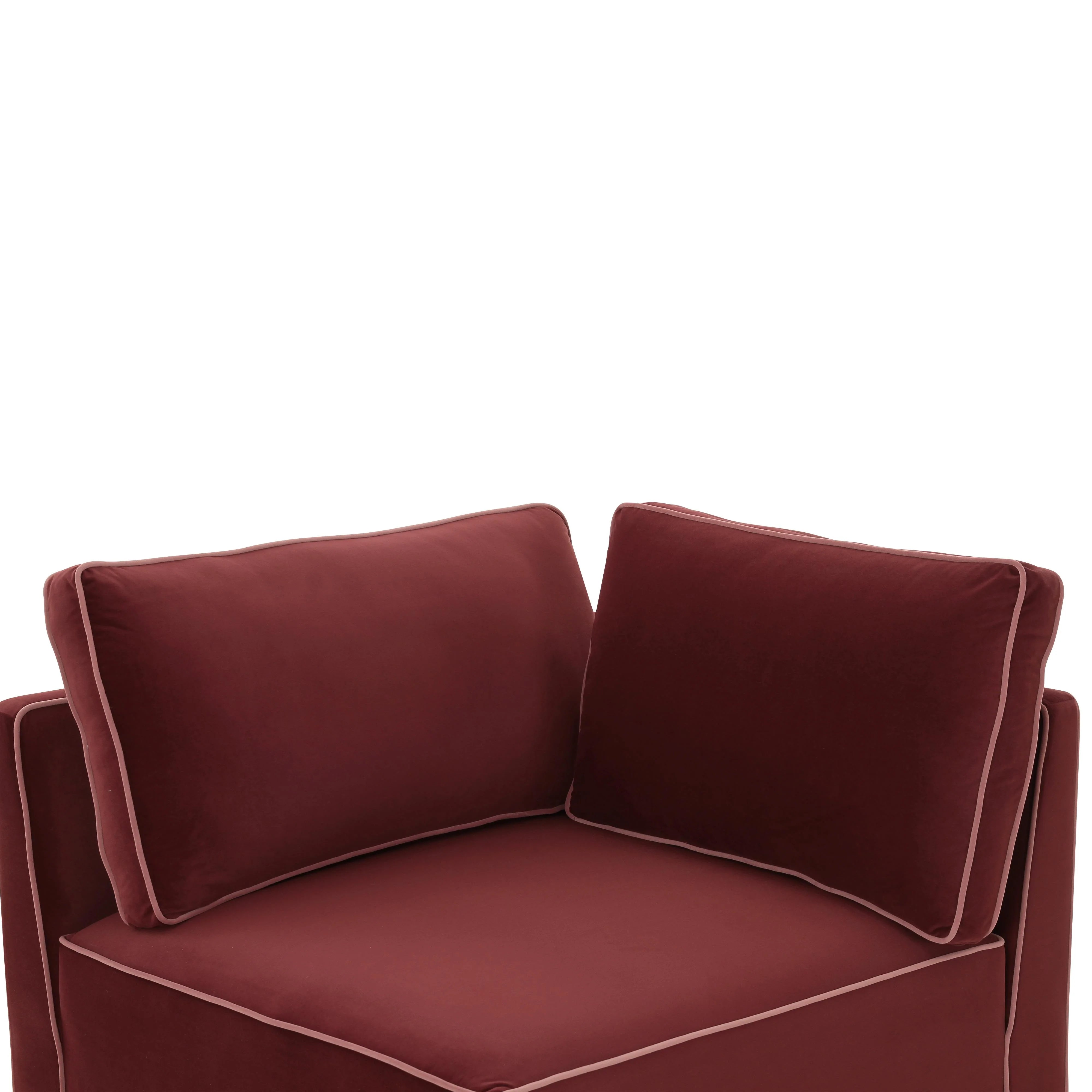 Willow Performance Velvet Modular Corner Chair