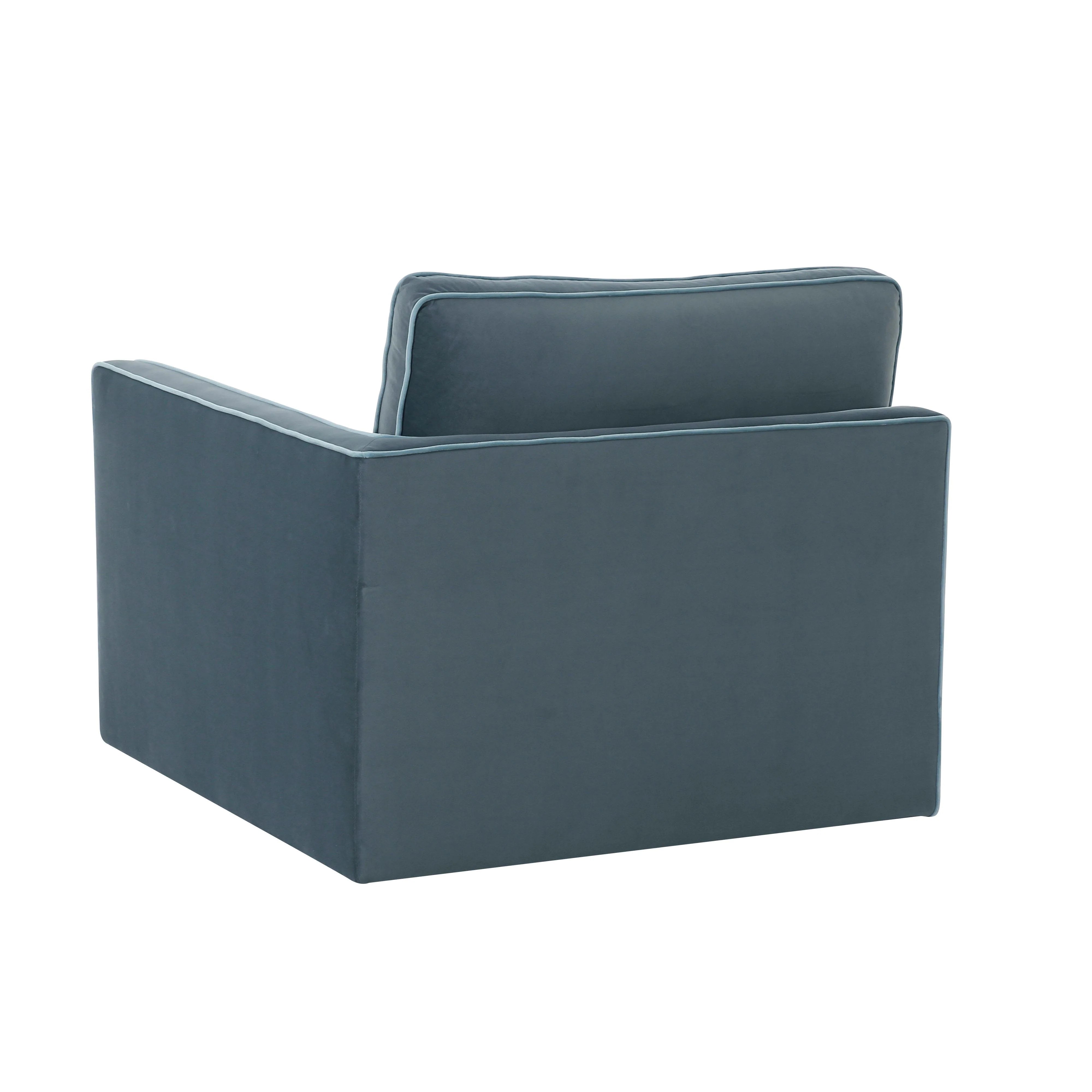 Willow Performance Velvet Modular RAF Corner Chair