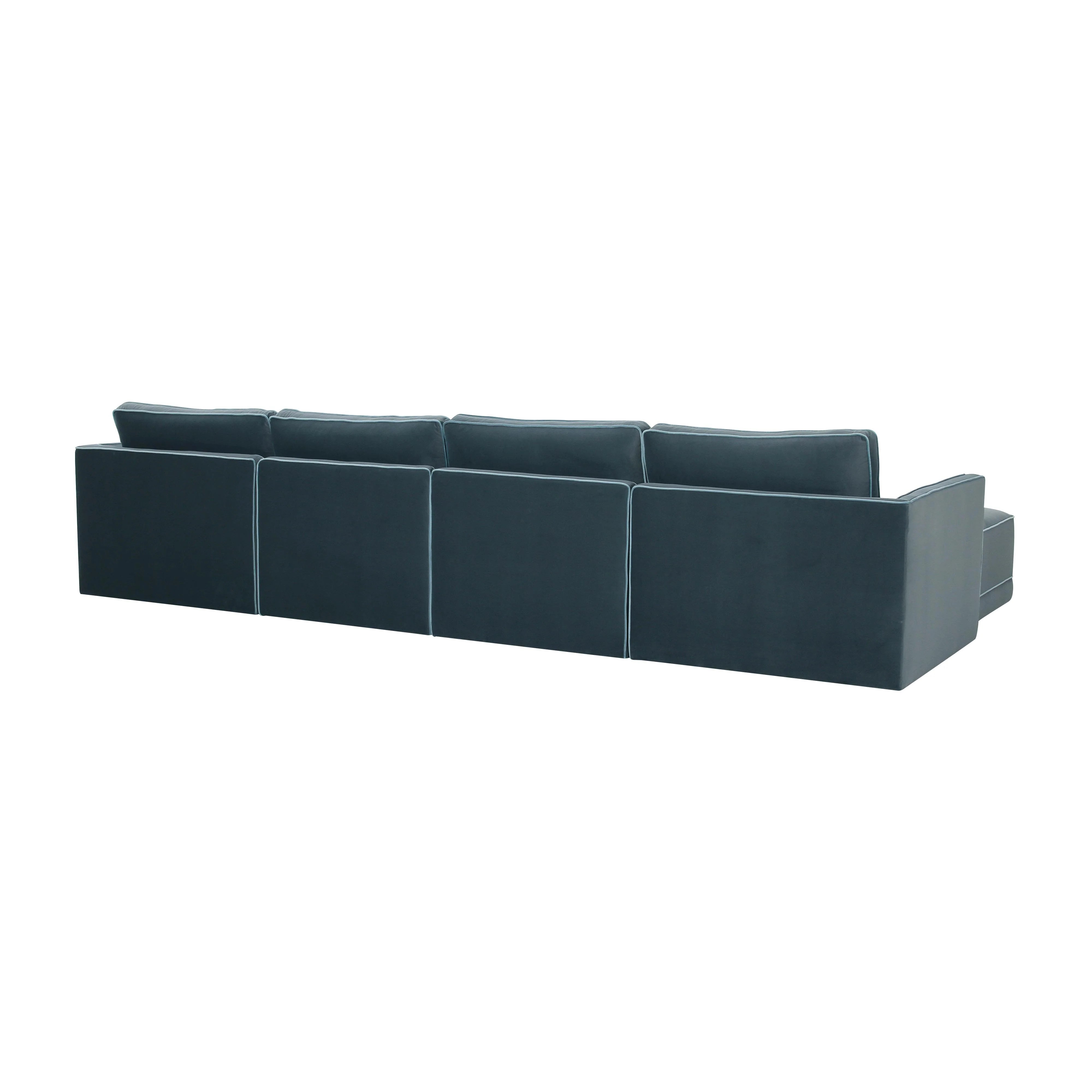 Willow 6-Piece Performance Velvet Modular U Sectional