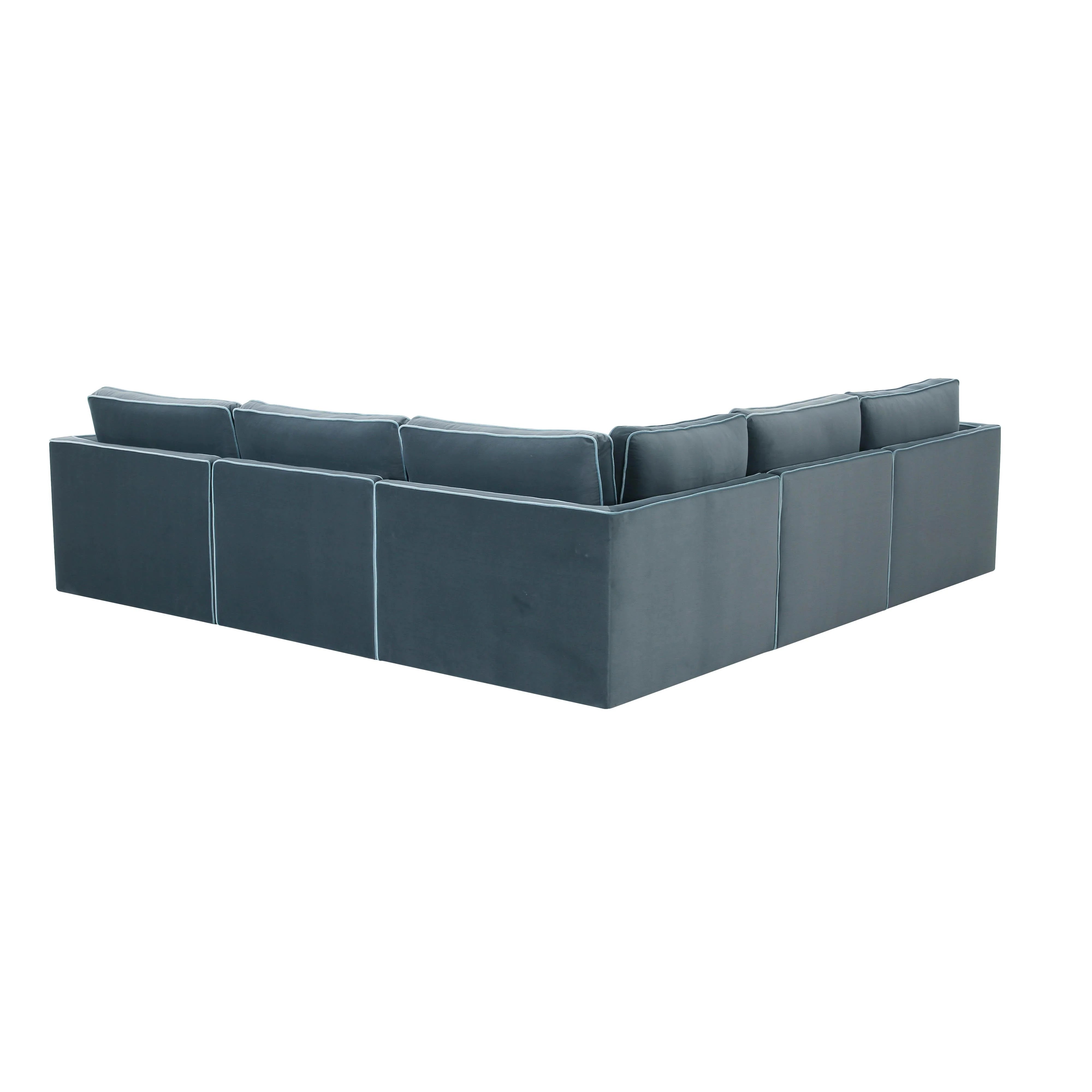 Willow 5-Piece Performance Velvet Modular L Sectional