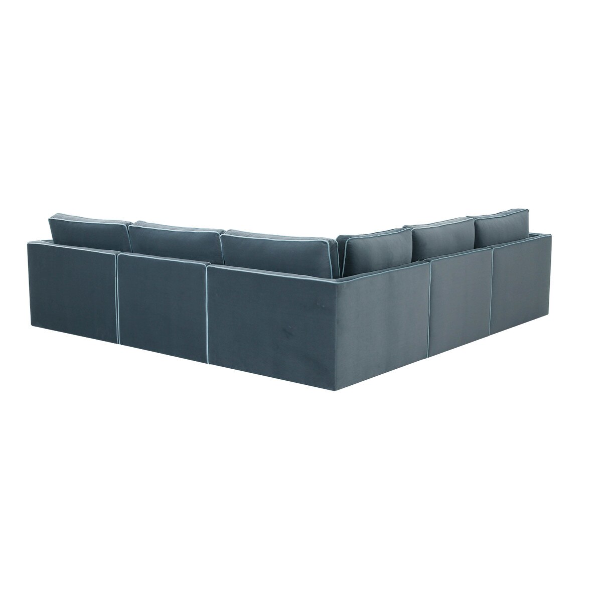 Willow Misty Blue Modular L Sectional