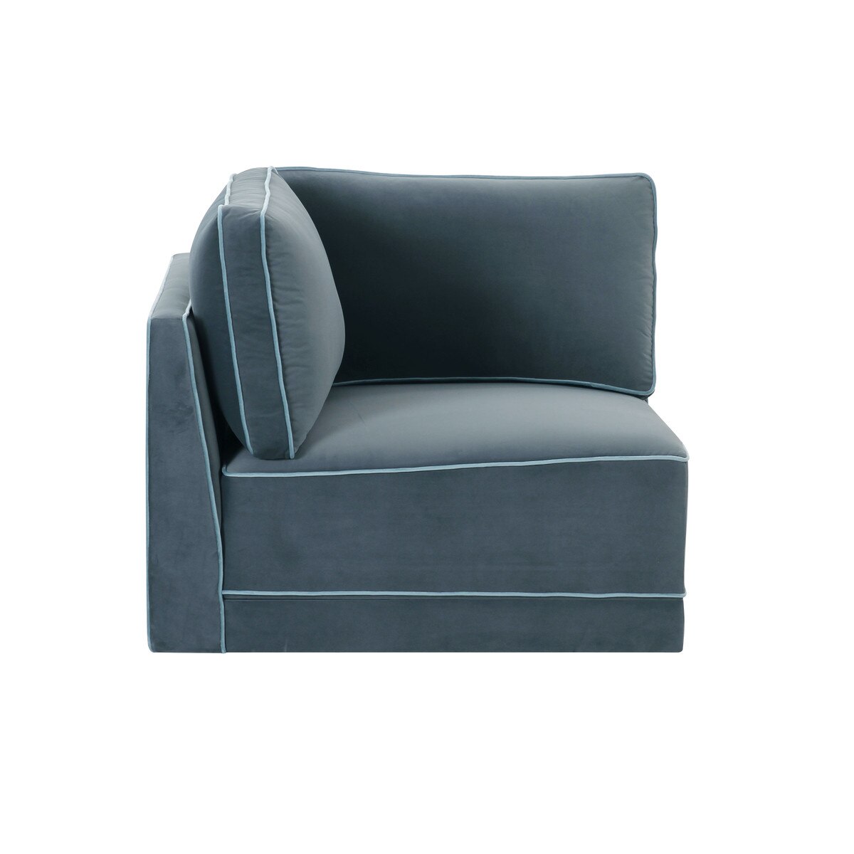 Willow Misty Blue Corner Chair