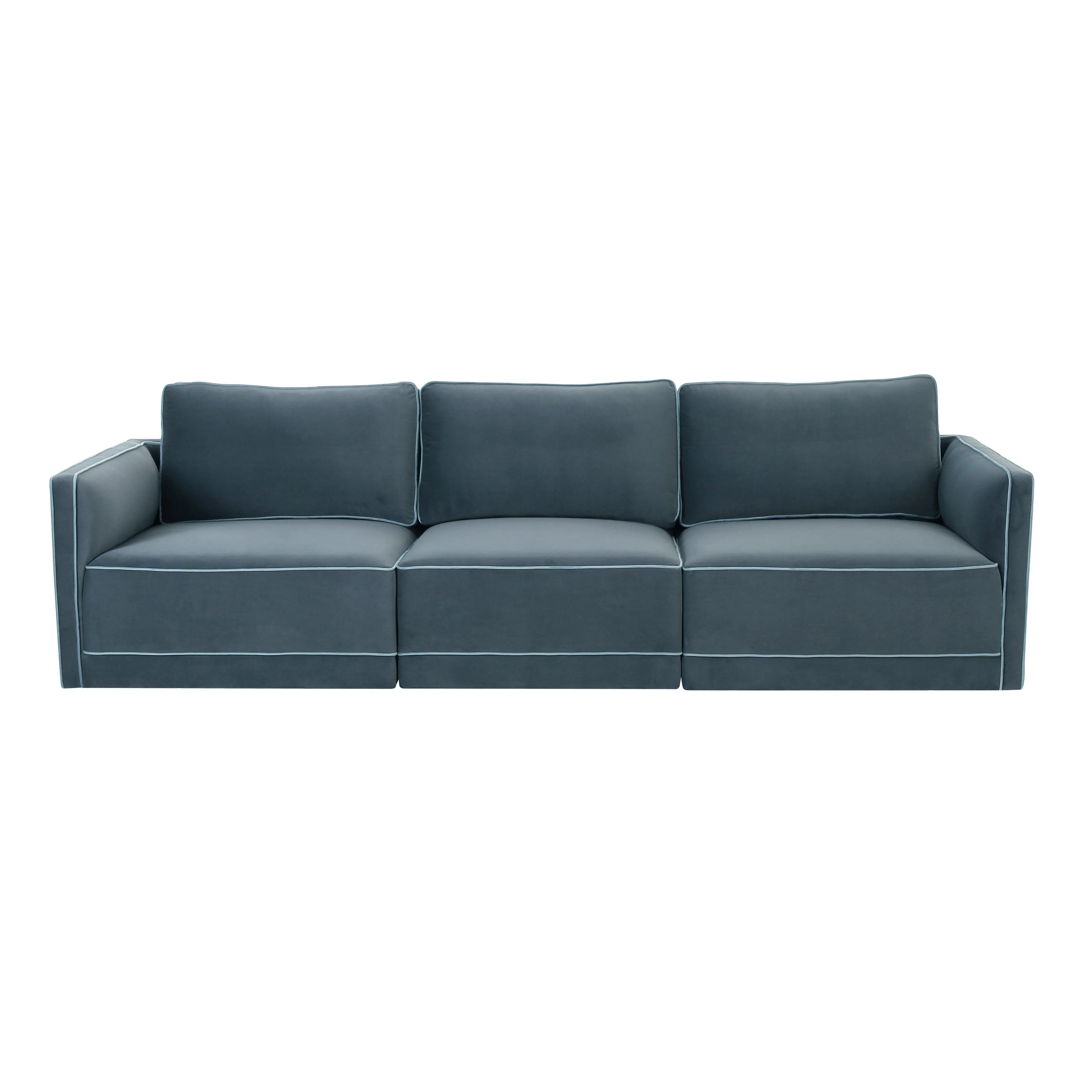 Willow 105" Performance Velvet Modular Sofa