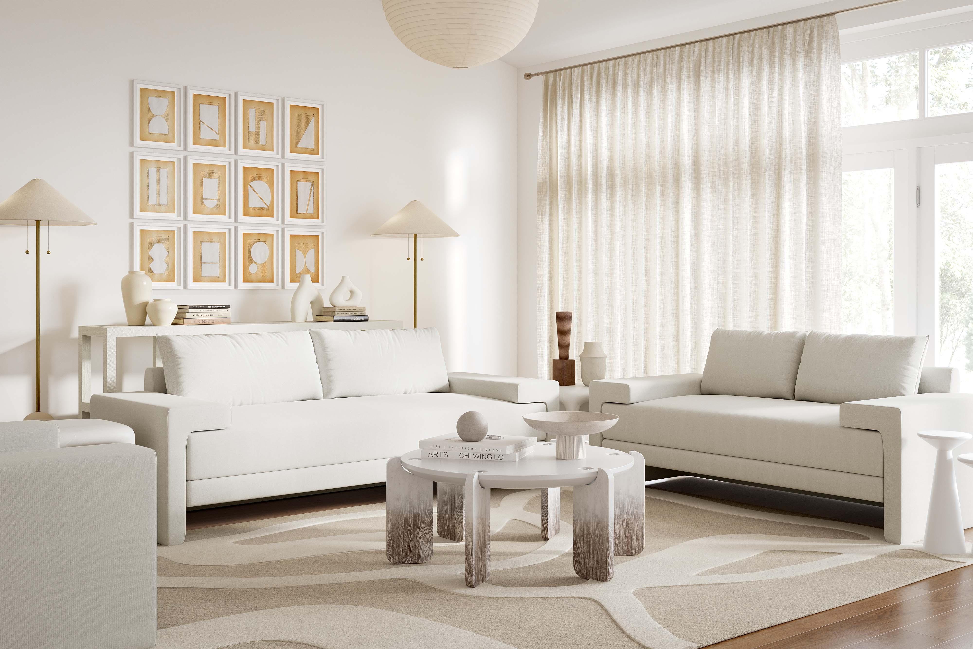 Maeve 91" Contract-Grade Fabric Sofa