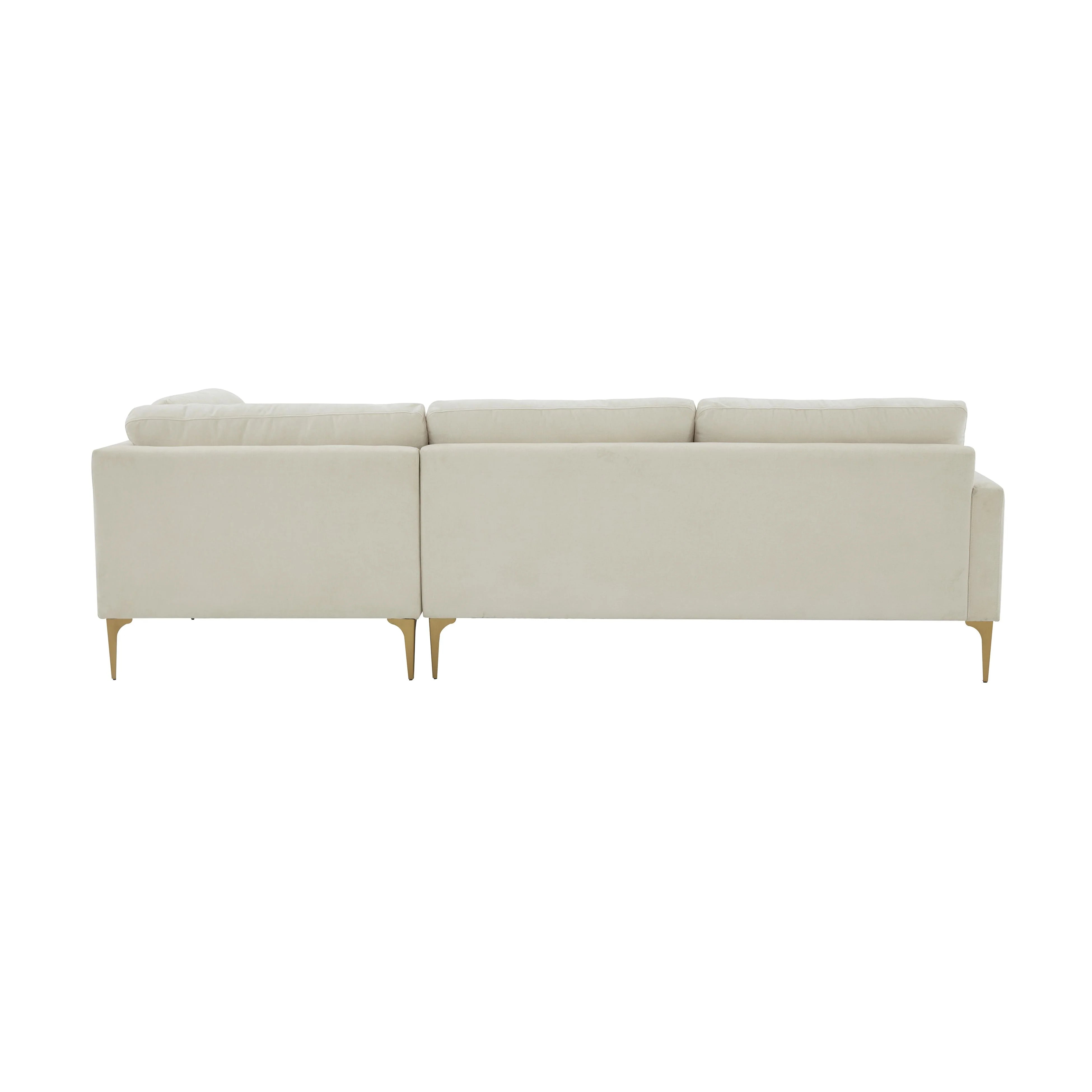 Serena 3-Piece Performance Velvet Chaise Sectional