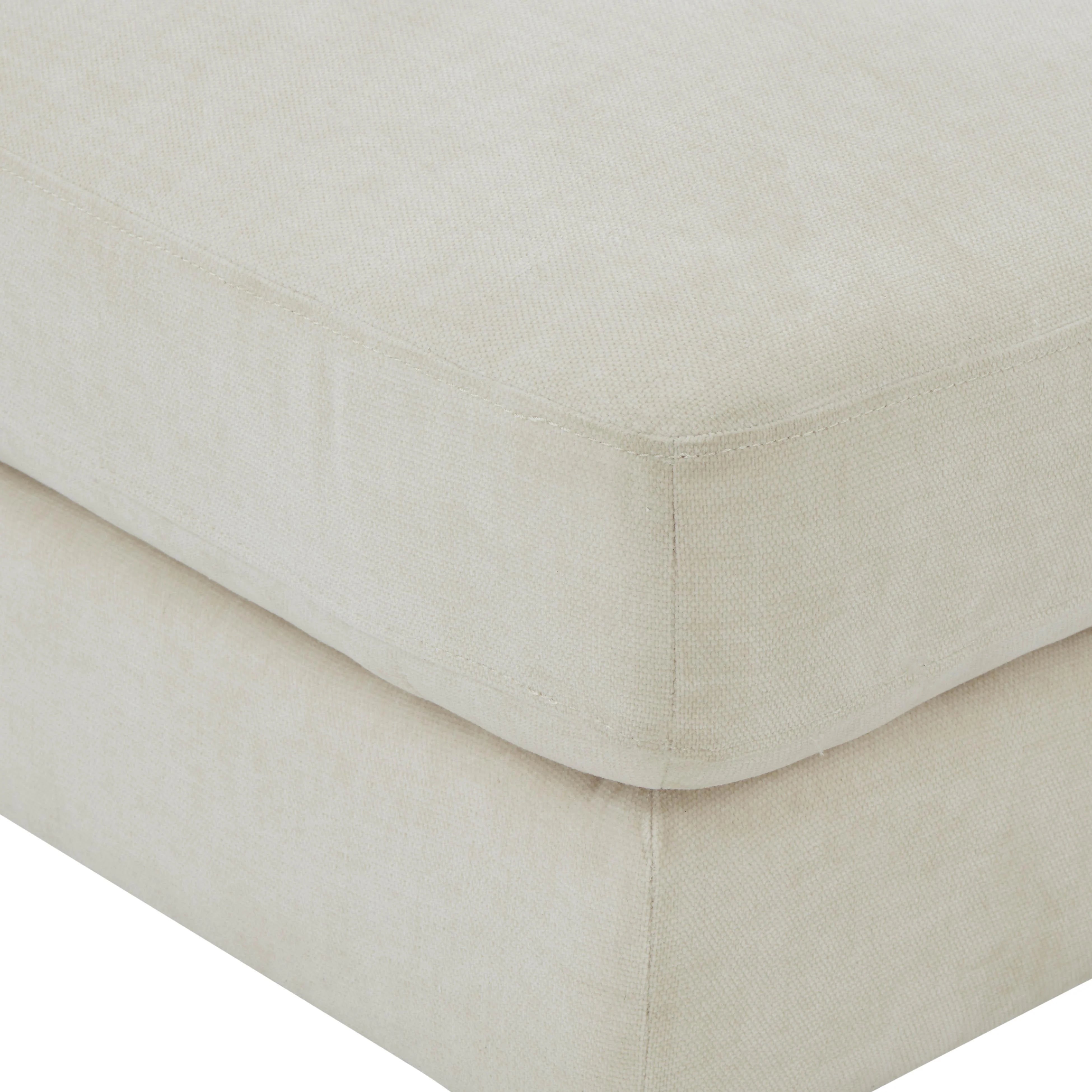 Serena Performance Velvet Ottoman