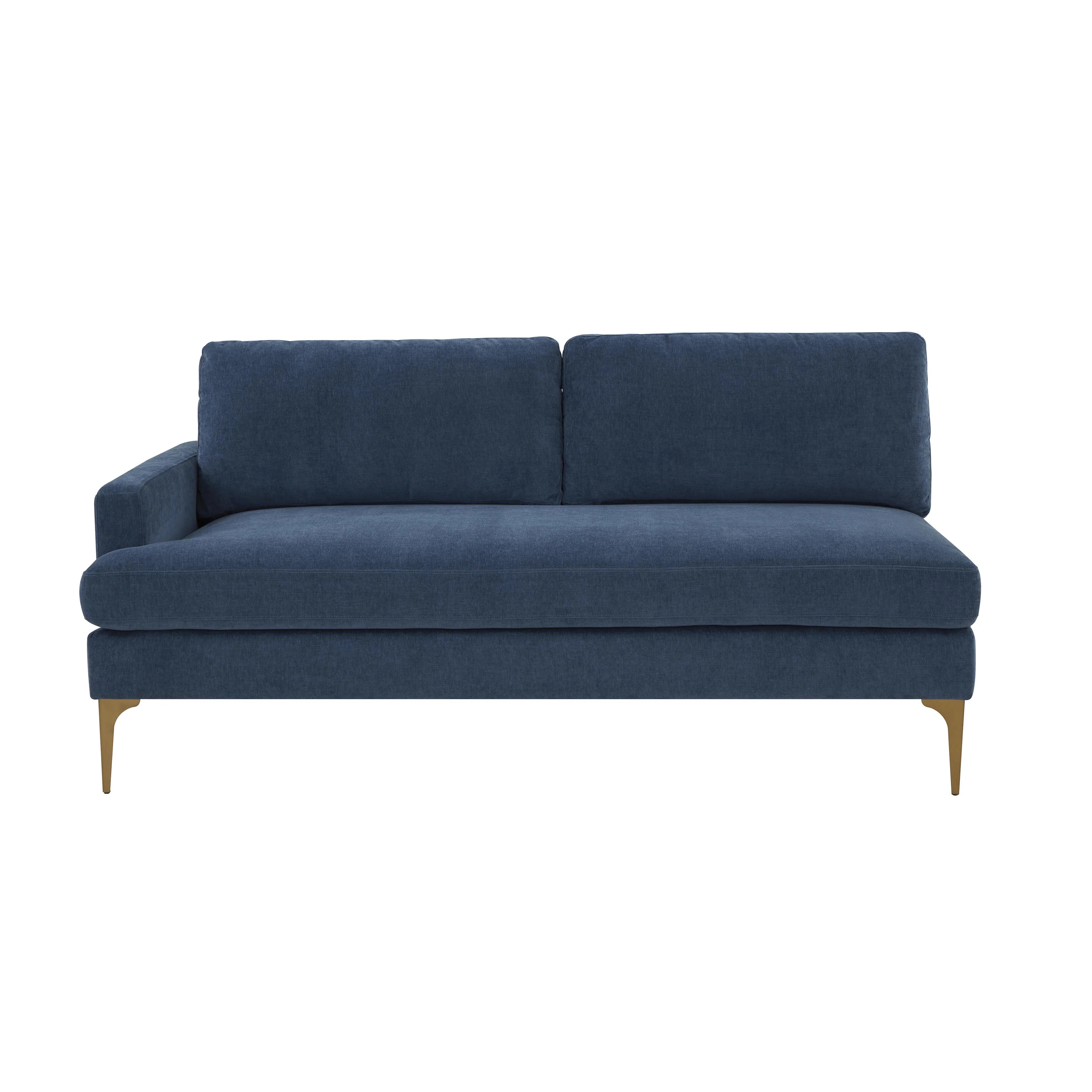 Serena 68" Performance Velvet Modular Loveseat